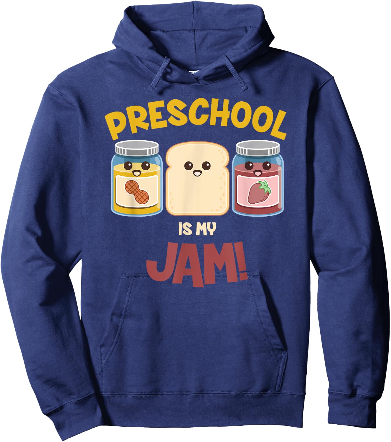 Preschool Is My Jam Teacher Shirt Hoodie - Hoodie | Navy