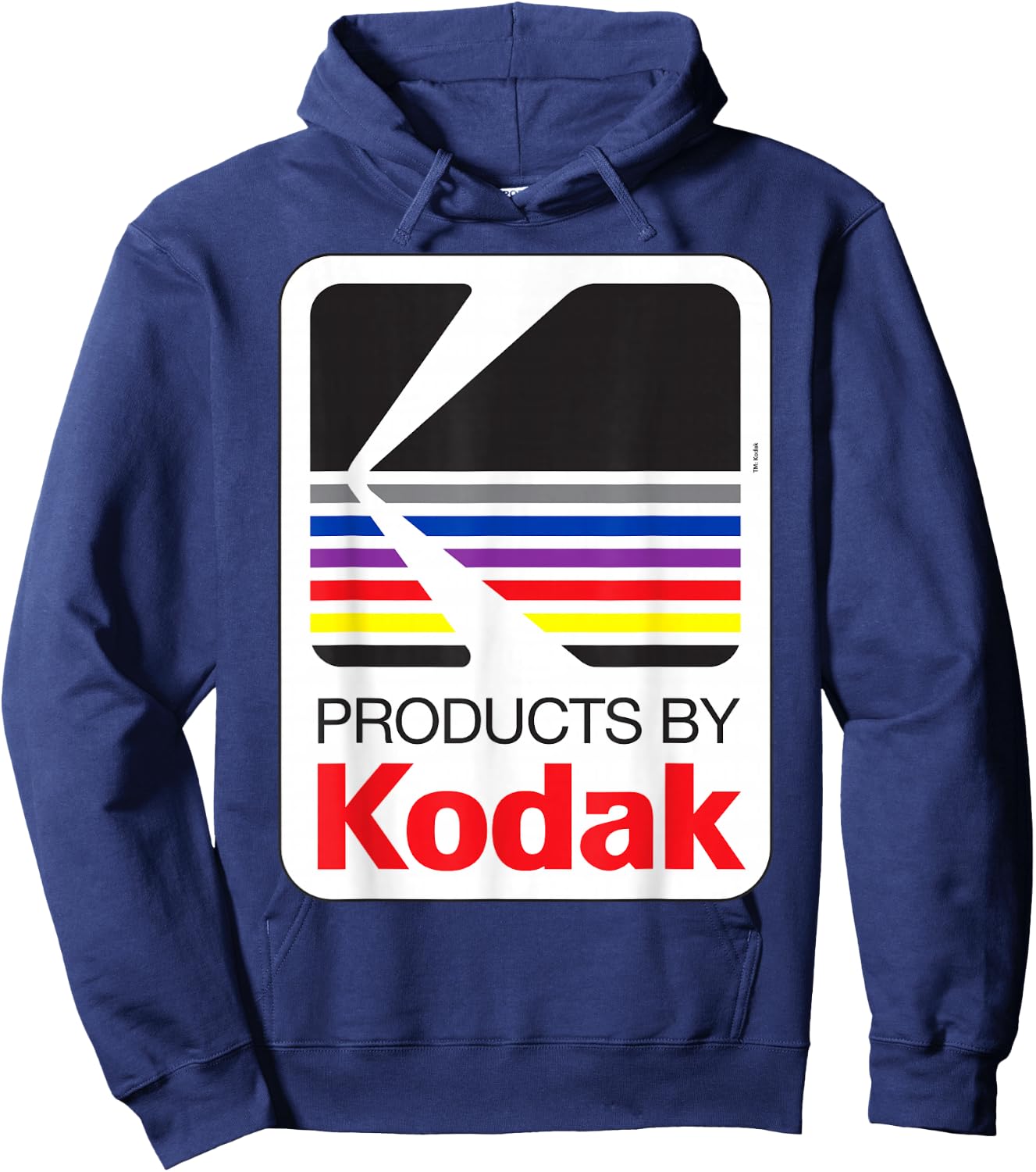 Products by Kodak Vintage Logo Small Hoodie - Hoodie | Navy