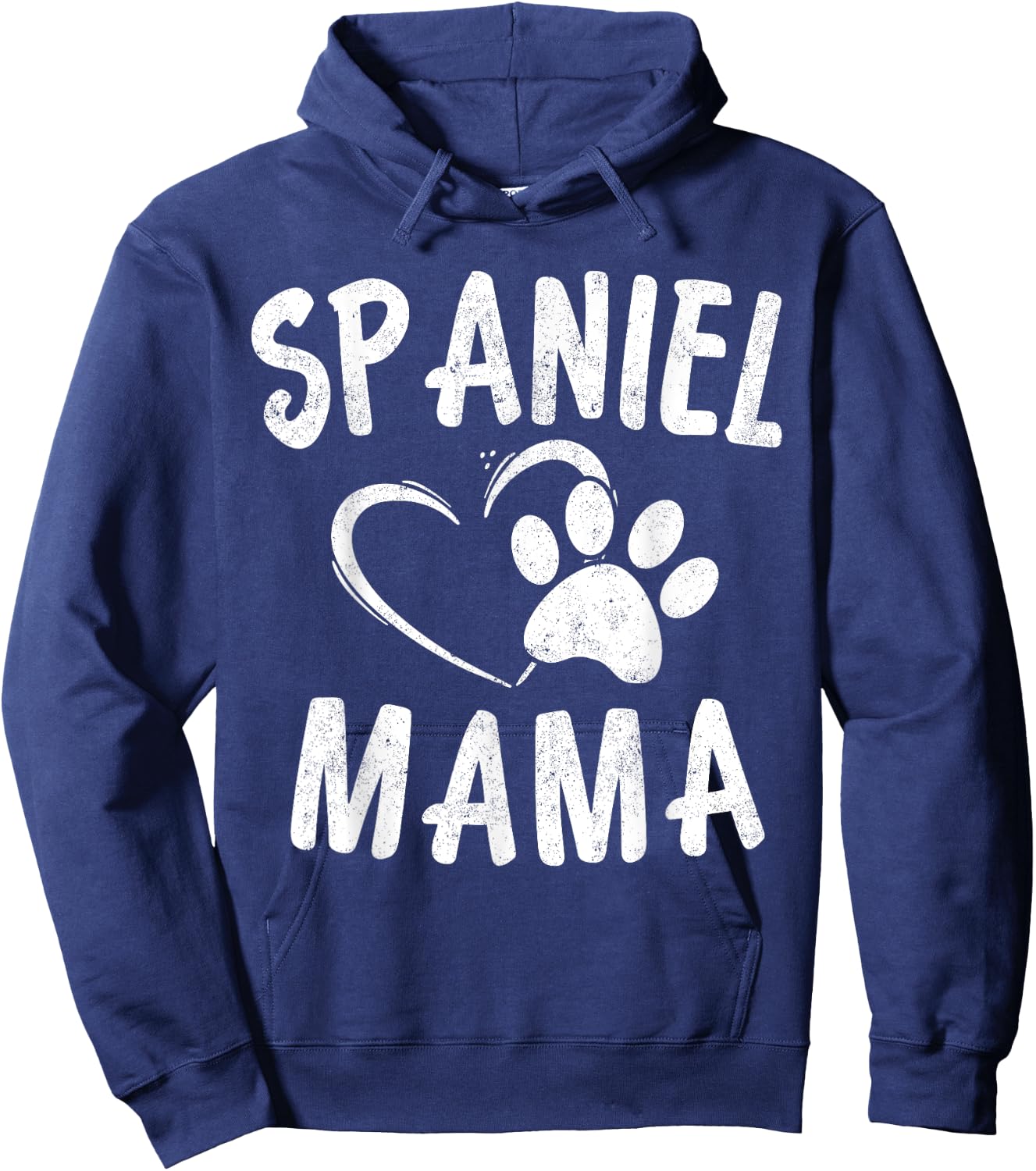 Fun Spaniel Mama Dog Lover English Cocker Spaniels Mom Women Girls Kids Hoodie - Hoodie | Navy