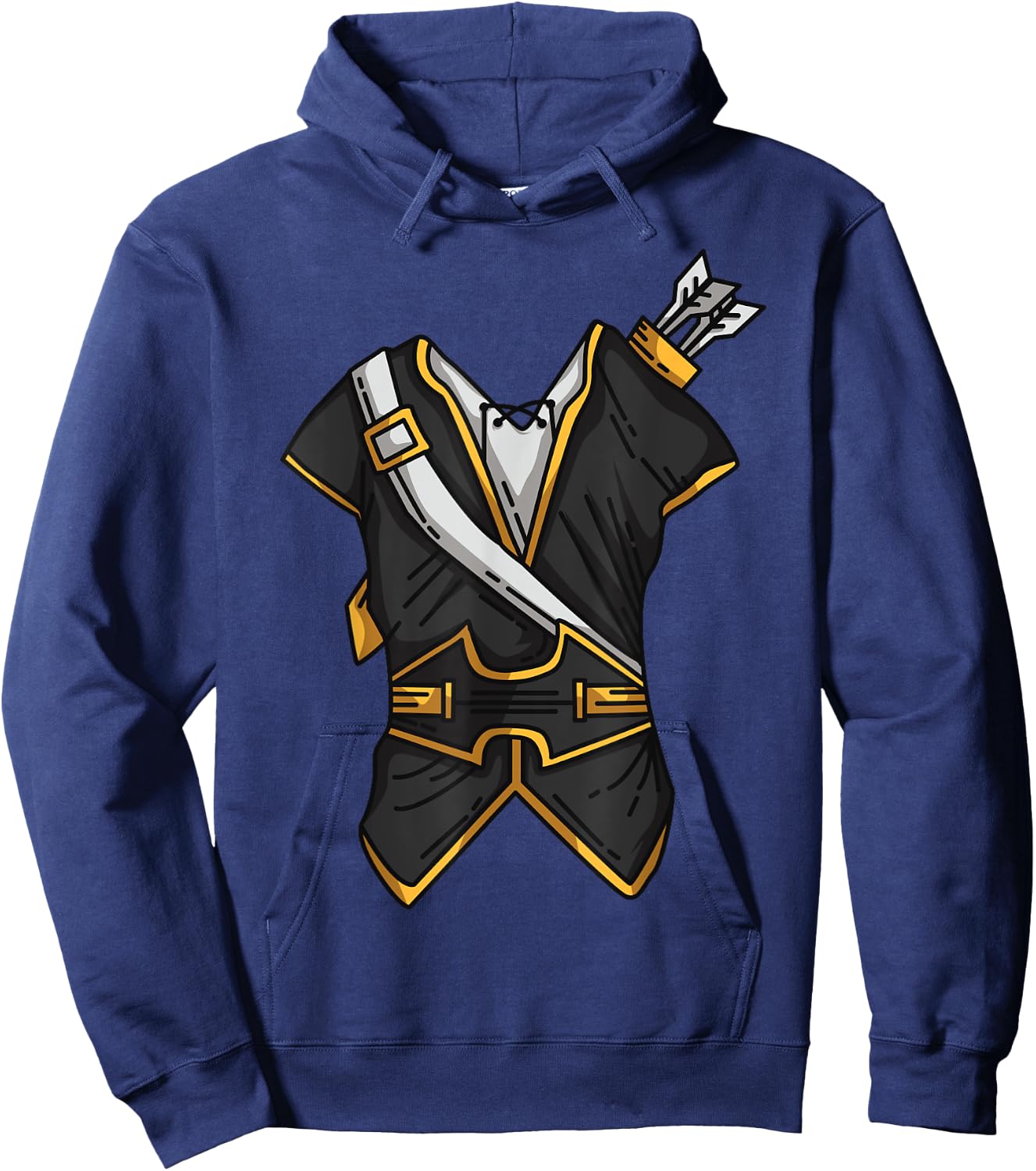 Huntsman Hunter Cool Lazy Easy Cosplay Halloween Costume Hoodie - Hoodie | Navy