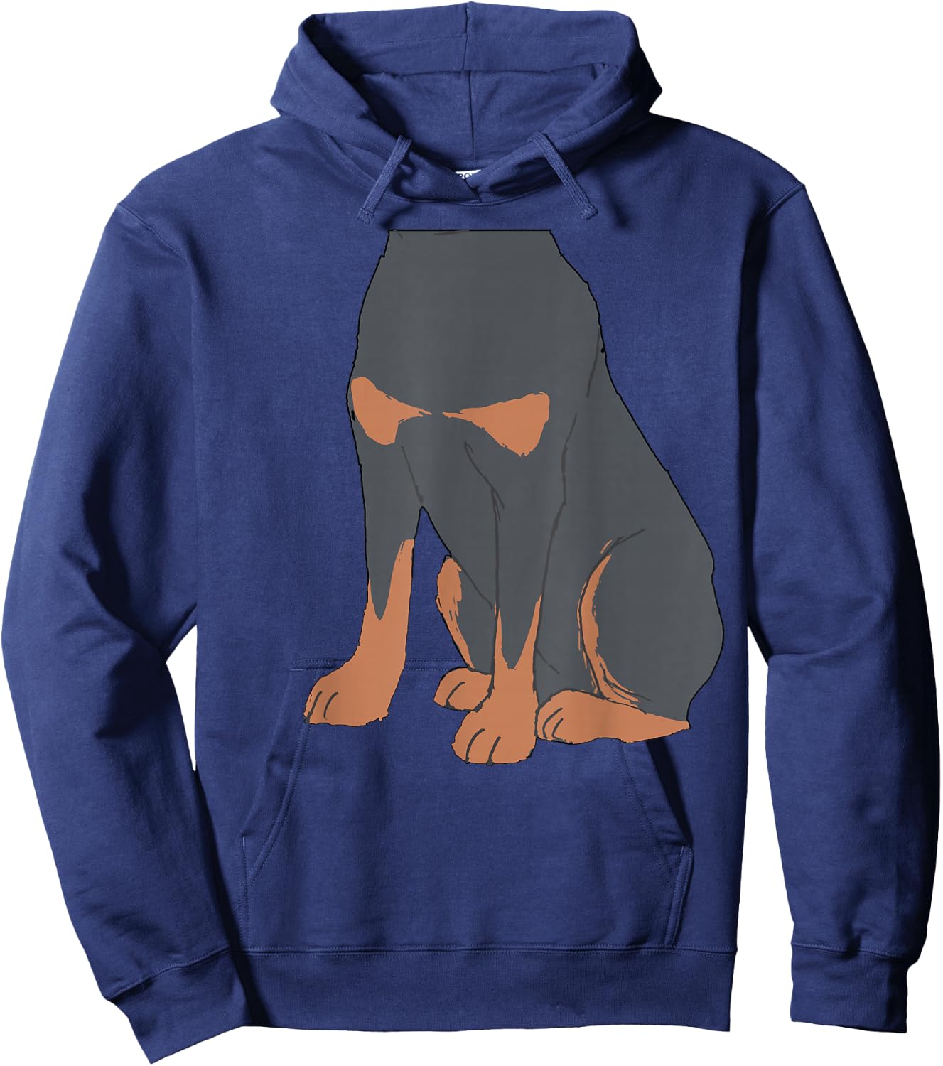Halloween Rottweiler Dog Body Costume Shirt for Kids Hoodie - Hoodie | Navy