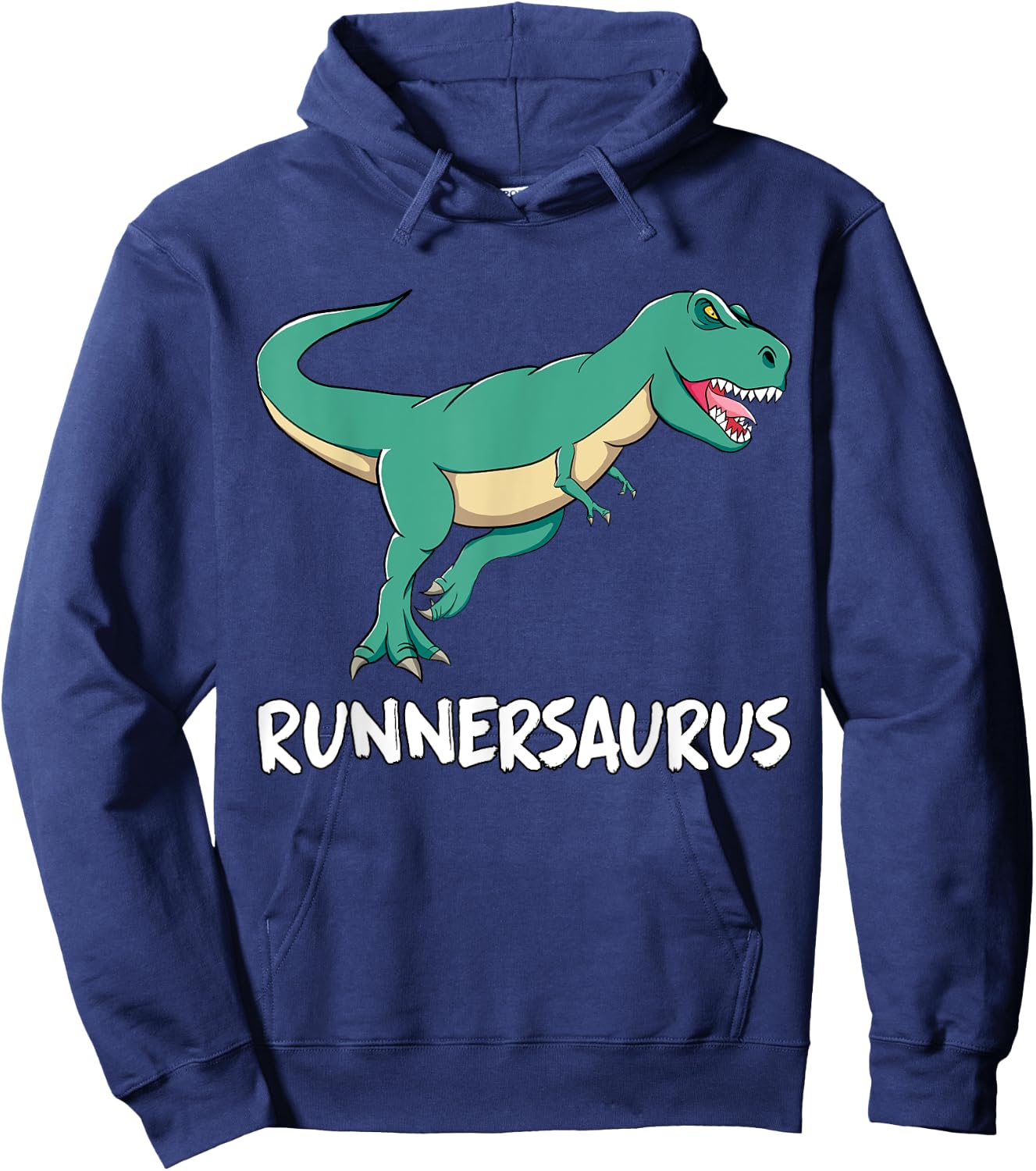 Dinosaur T-Rex Dino Funny Exercise Cardio Running Motivation Hoodie - Hoodie | Navy