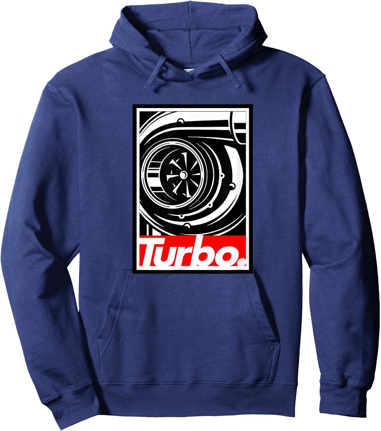 Turbo Design, for Boost Lovers, car Racing & Drifting Hoodie - Hoodie | Navy