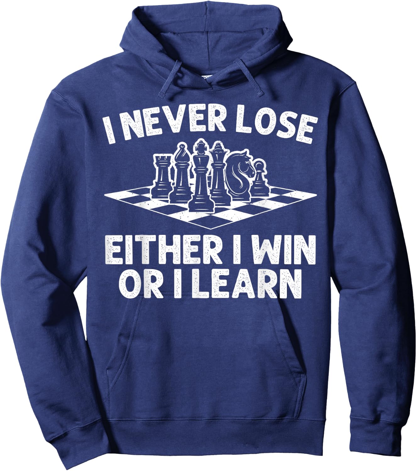 Funny Chess Gift Chess Lover Accessories & Stuff -Adult Chess-themed Modern Black Small Chess Enthusiasts Men Women Winter Short Sleeve Hoodie - Hoodie | Navy
