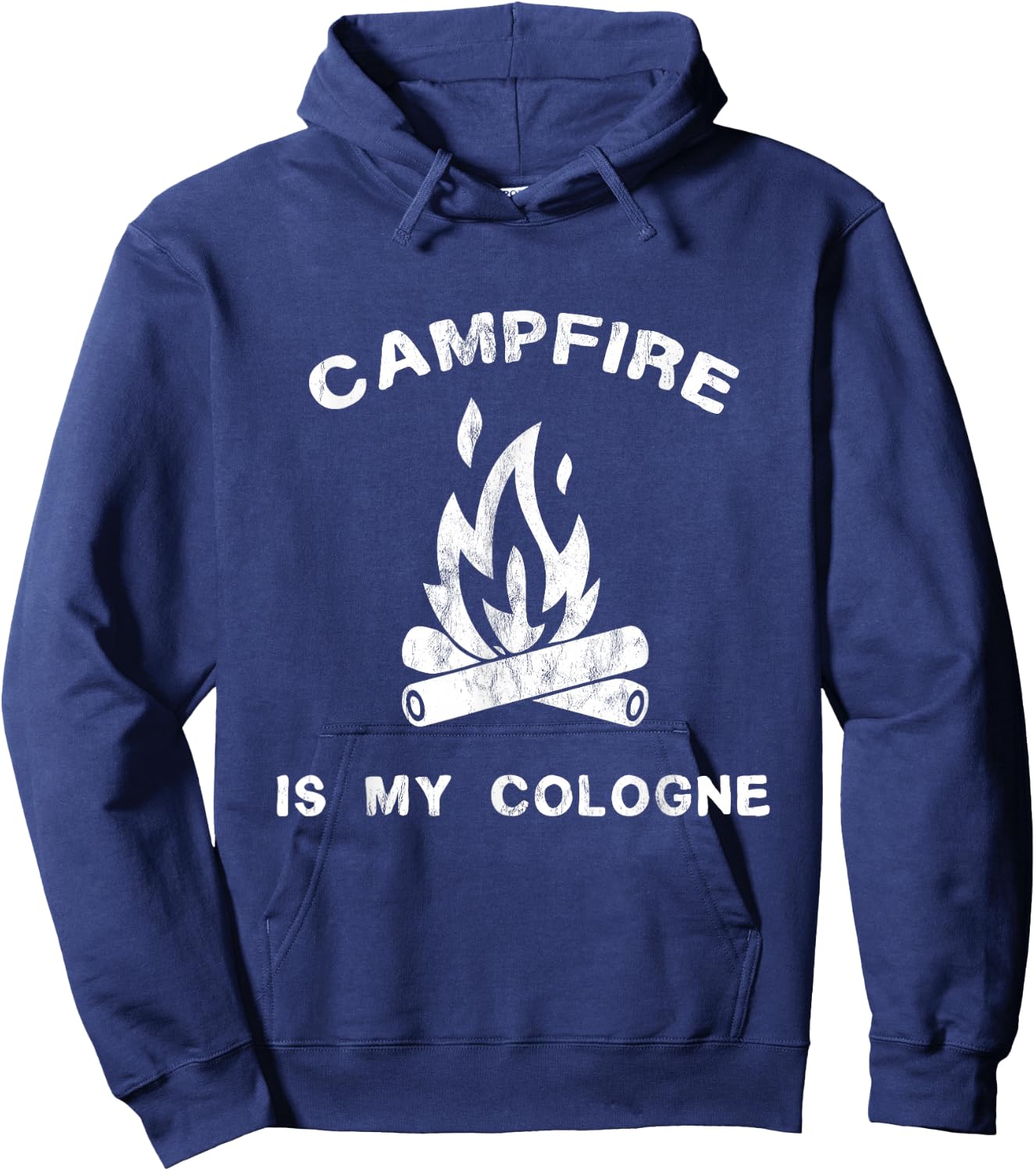 Funny Camping - Campfire Is My Cologne Hoodie - Hoodie | Navy