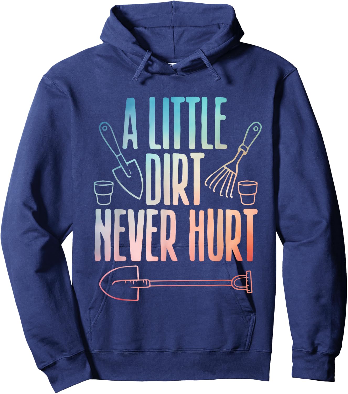 Cool Gardening Art Women Gardener Garden Plant Lover Hoodie - Hoodie | Navy