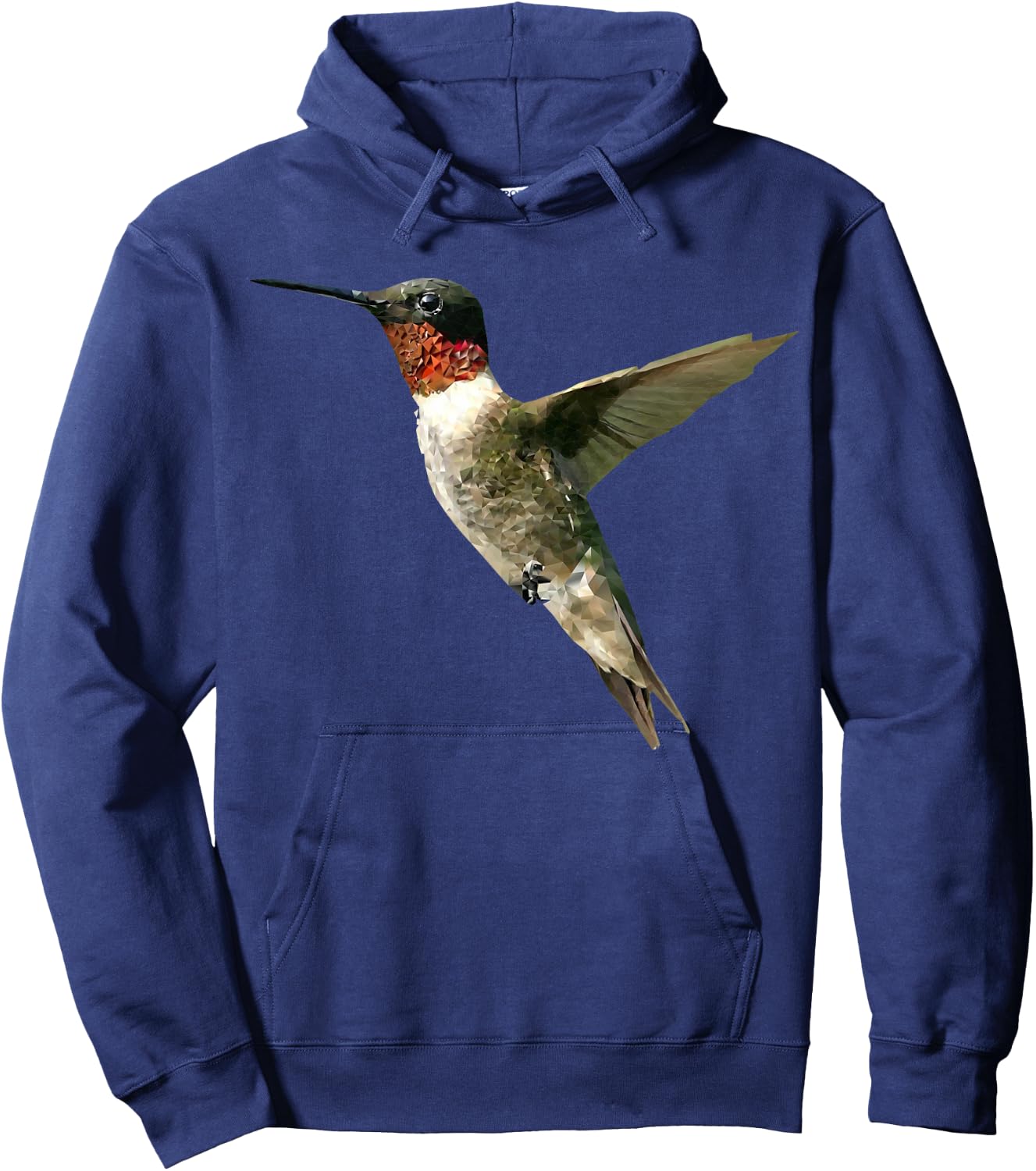 Birds Of A Feather Fly On Little Hummingbird , Adult, -Adults, Short Sleeve, , Grey, Small Hoodie - Hoodie | Navy