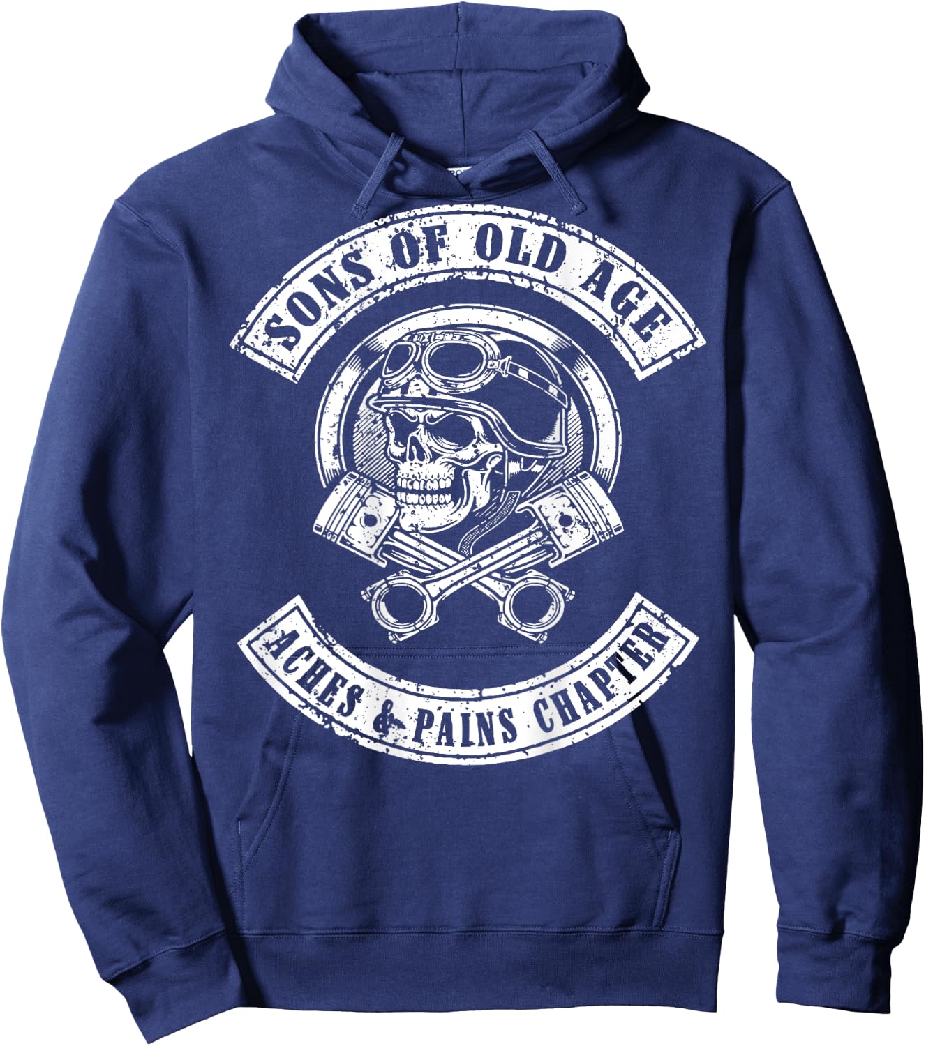 Sons Of Old Age Aches And Pain Chapter (on back) Hoodie - Hoodie | Navy