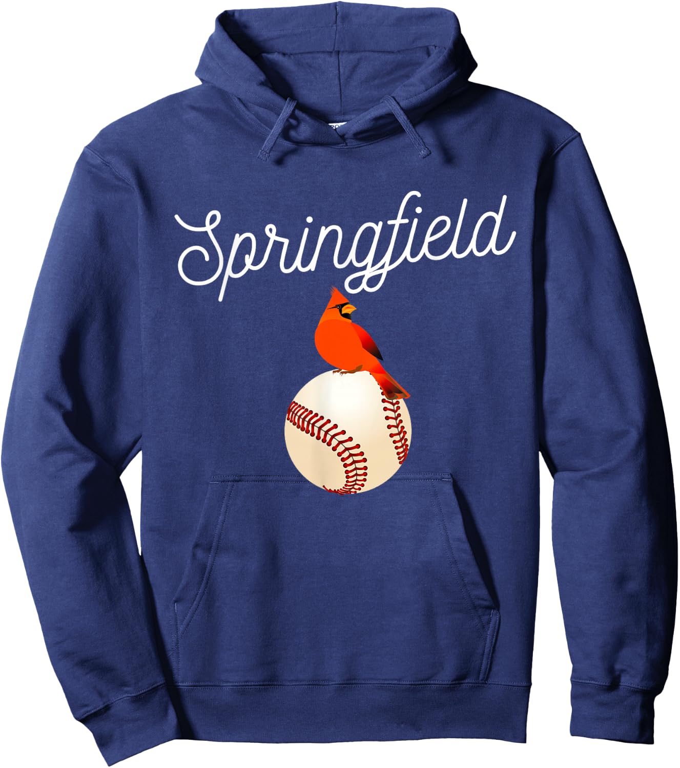 Springfield Red Cardinal For Baseball Lovers Hoodie - Hoodie | Navy