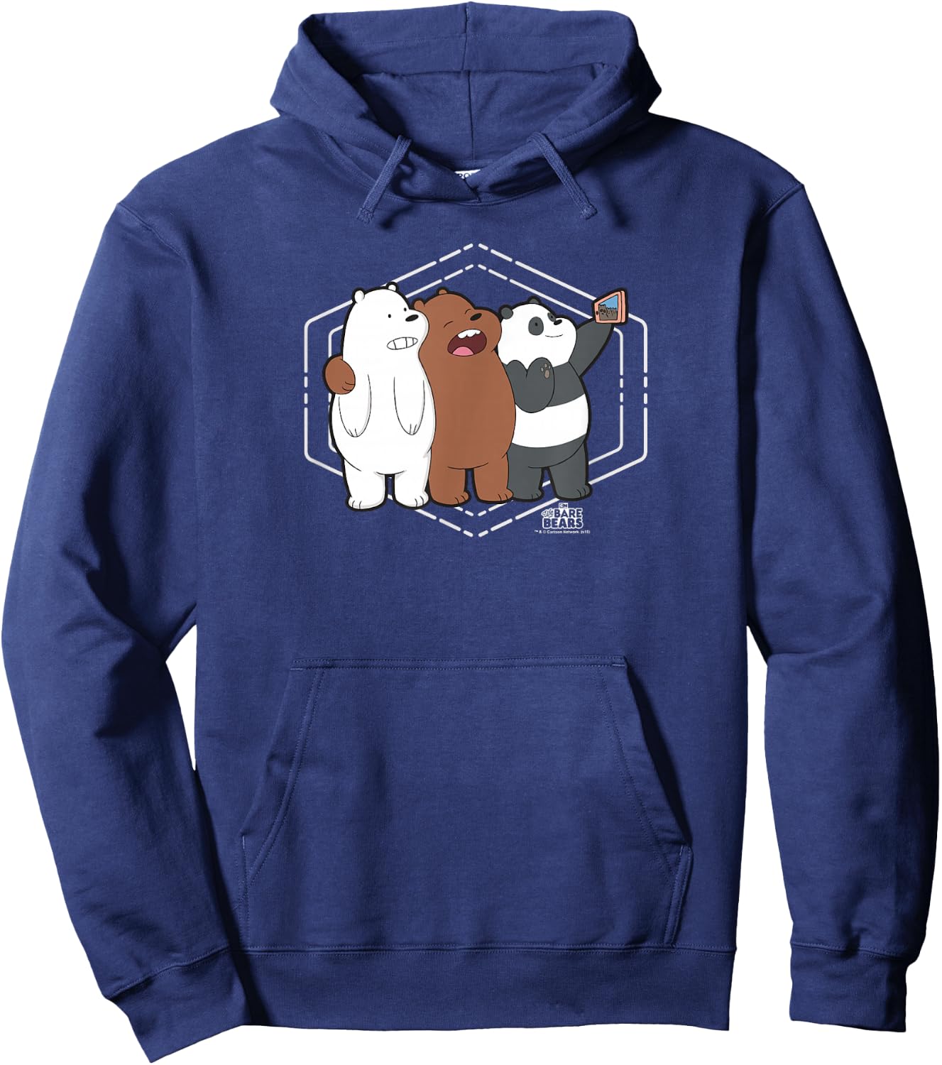 We Bare Bears Selfie Hoodie - Hoodie | Navy