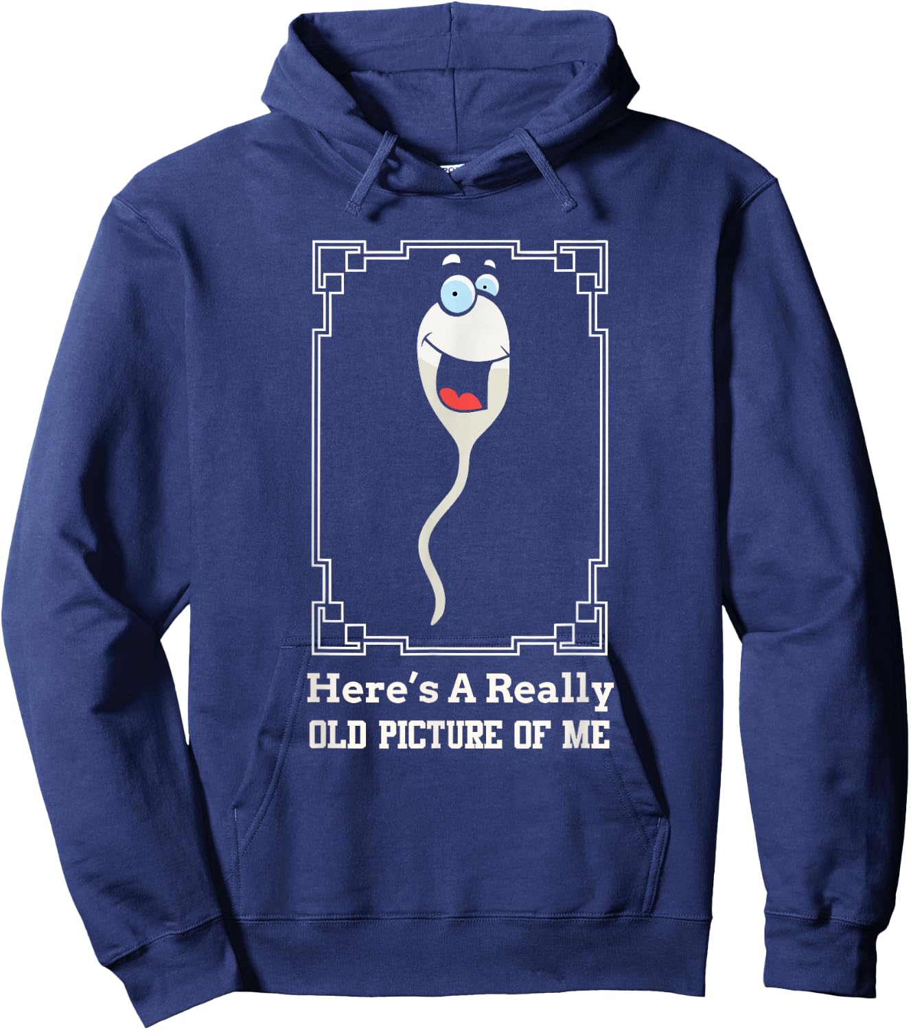 Funny Old Man Birthday Gag Gifts Over 60 Hoodie - Hoodie | Navy