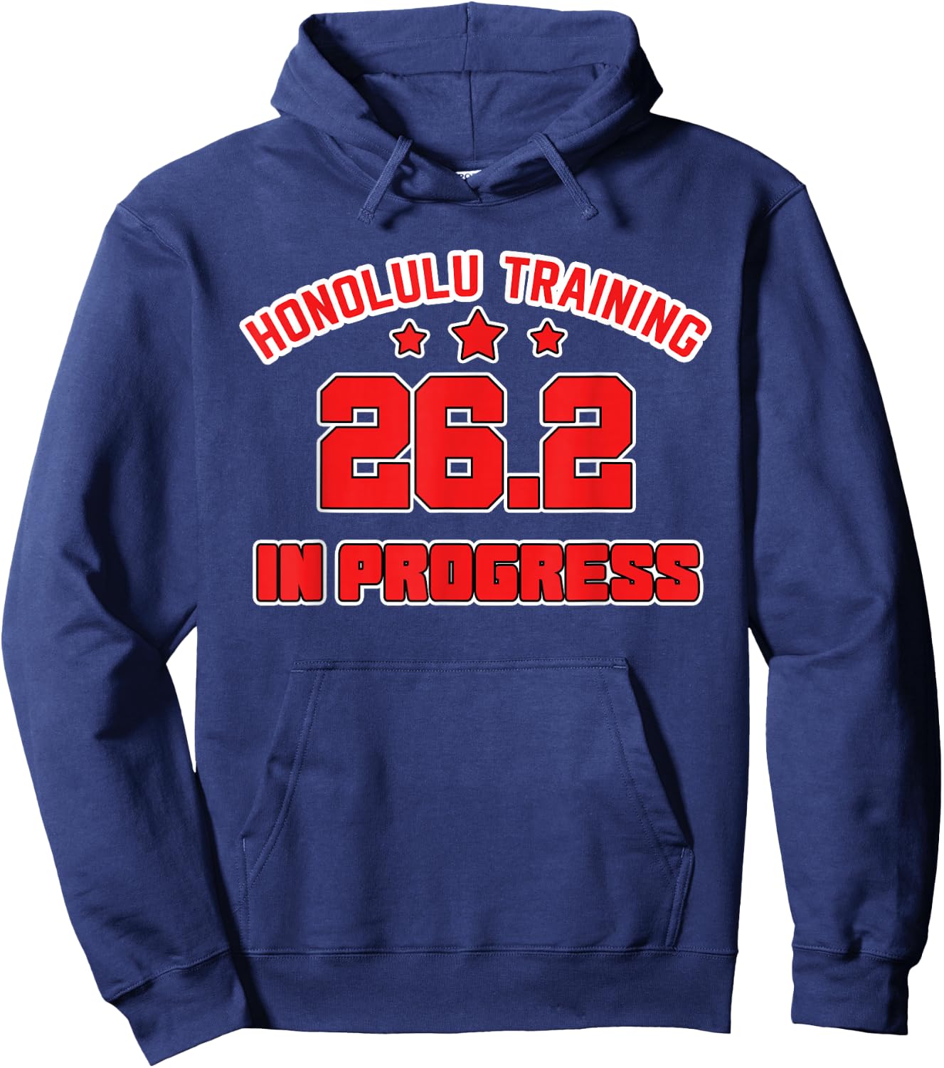 Honolulu Training for the Race Marathon 26.2 Gifts for Run Hoodie - Hoodie | Navy