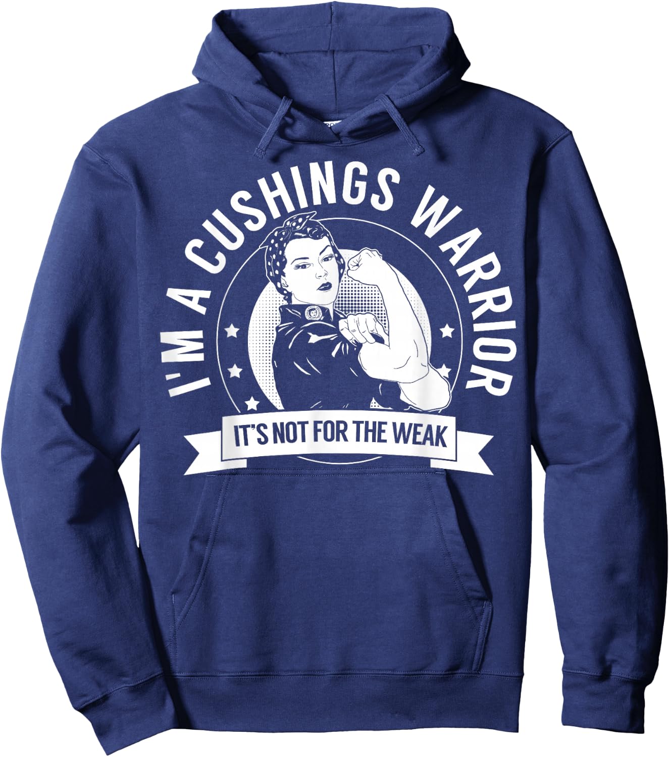 Cushing's Warrior NFTW - Cushing's Disease Awareness Hoodie - Hoodie | Navy