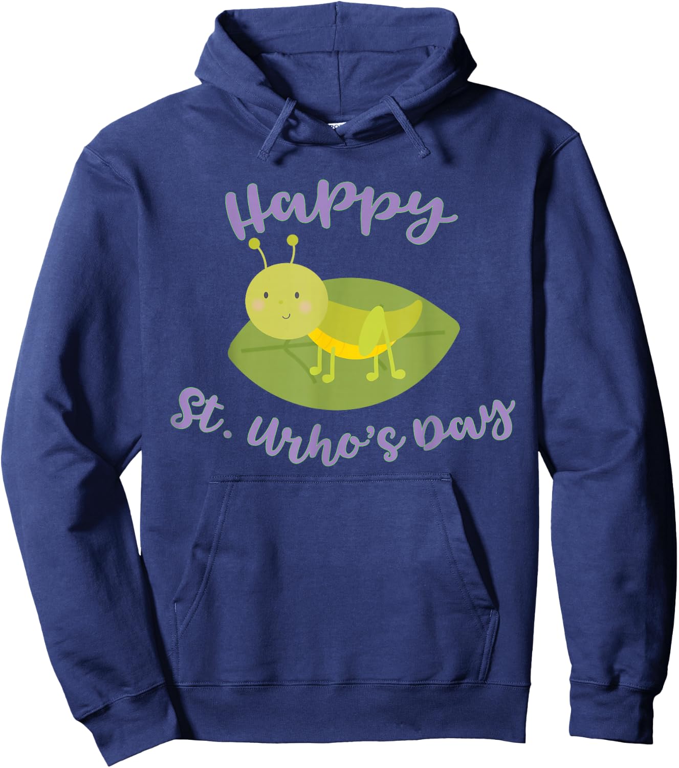 St Urho's Day Finnish Grasshopper Hoodie - Hoodie | Navy