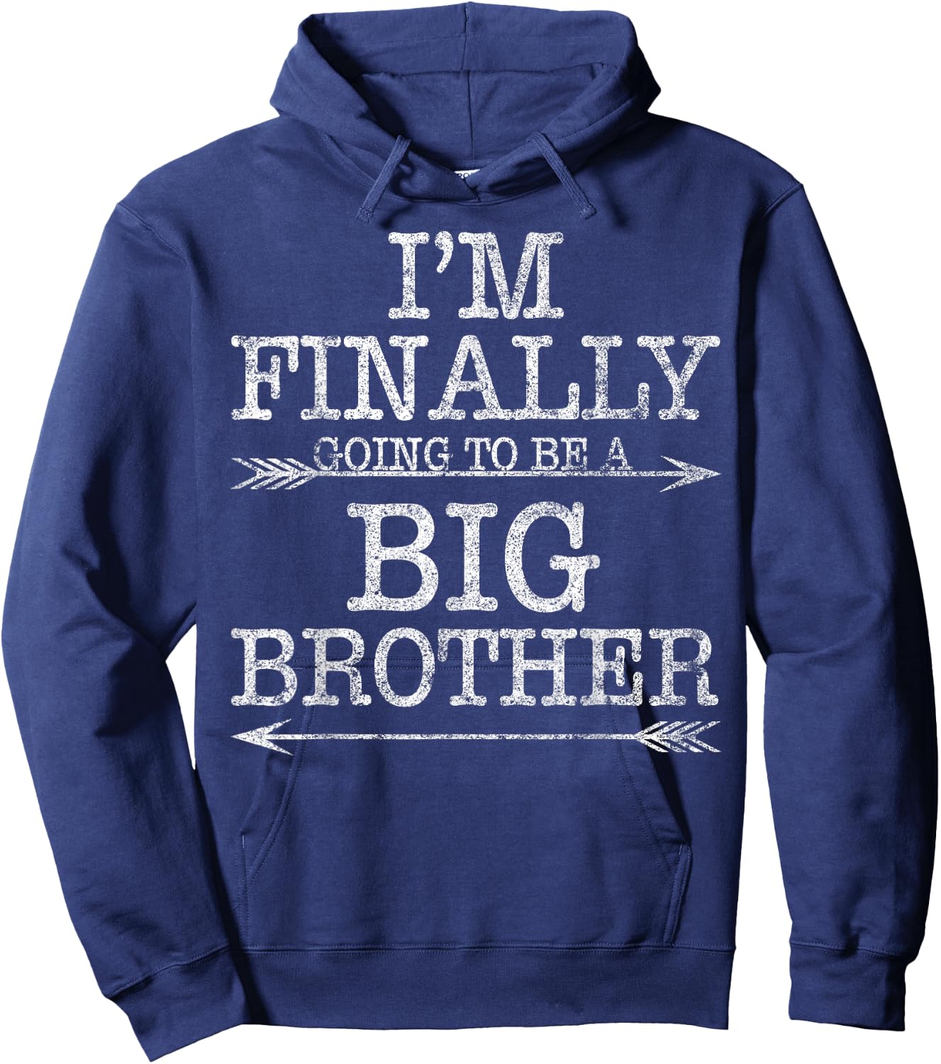 Older Brother Gift I Am Finally Going To Be A Big Brother Hoodie - Hoodie | Navy