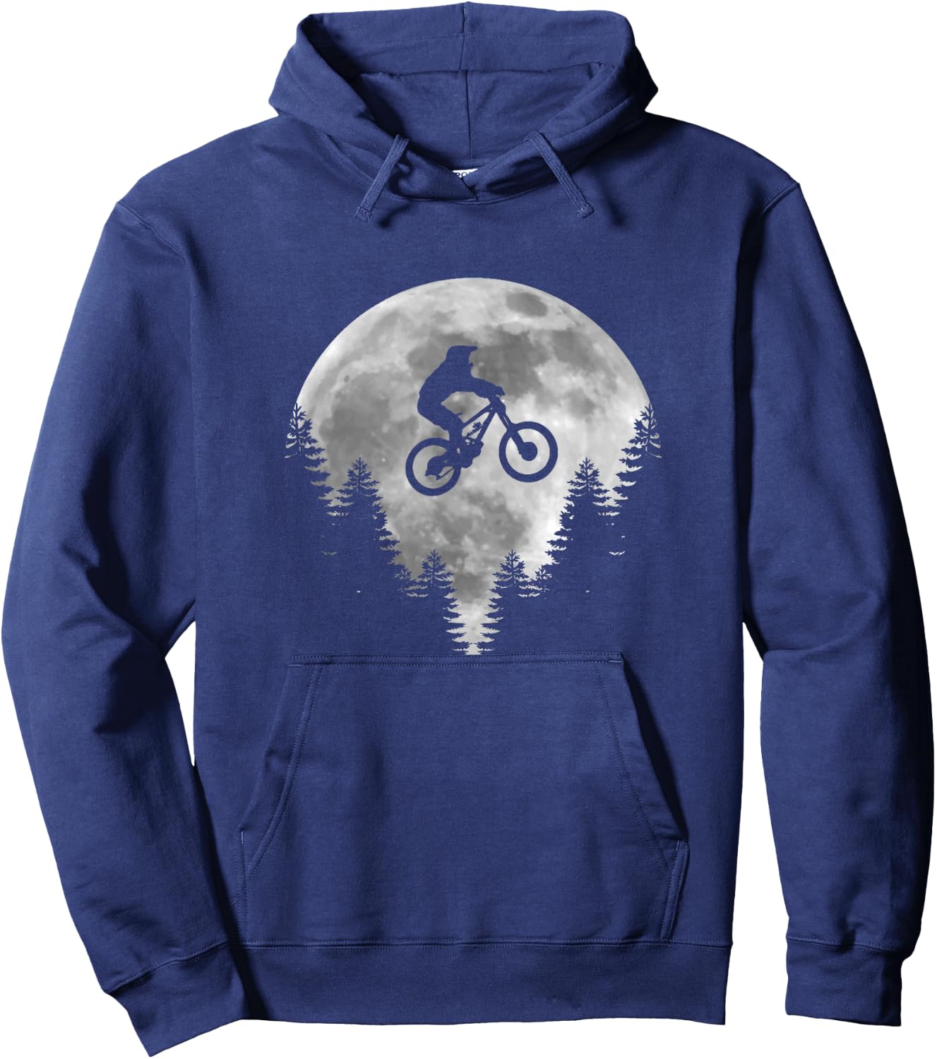 Mountain Bike - MTB Moon Downhill Bike Shirt Gift Hoodie - Hoodie | Navy