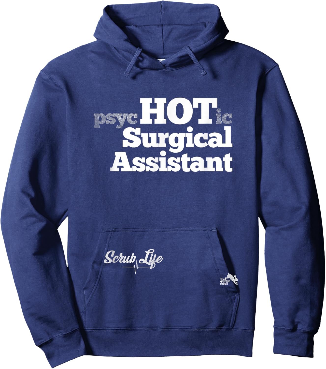 Psychotic Surgical Assistant T Shirt Funny First Assist Gift Hoodie - Hoodie | Navy