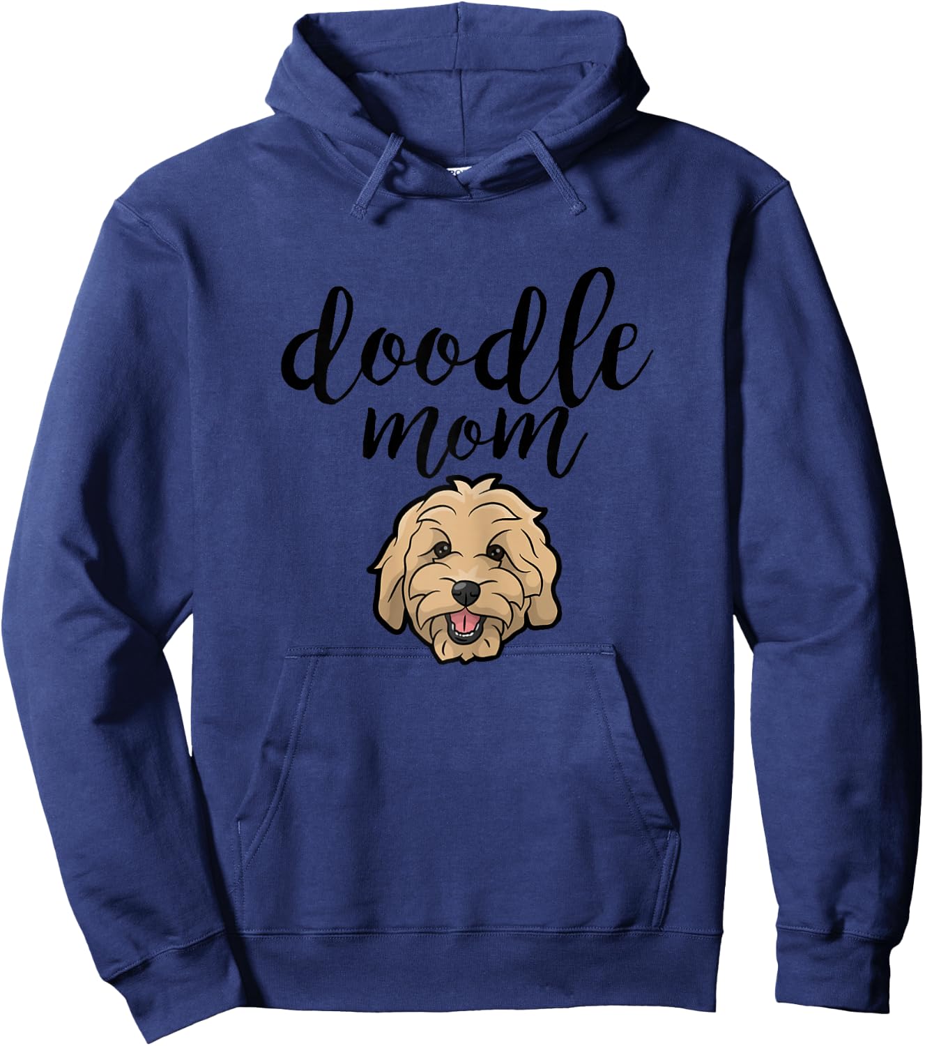 Goldendoodle Dog Mom Doodle Hoodie - Hoodie | Navy