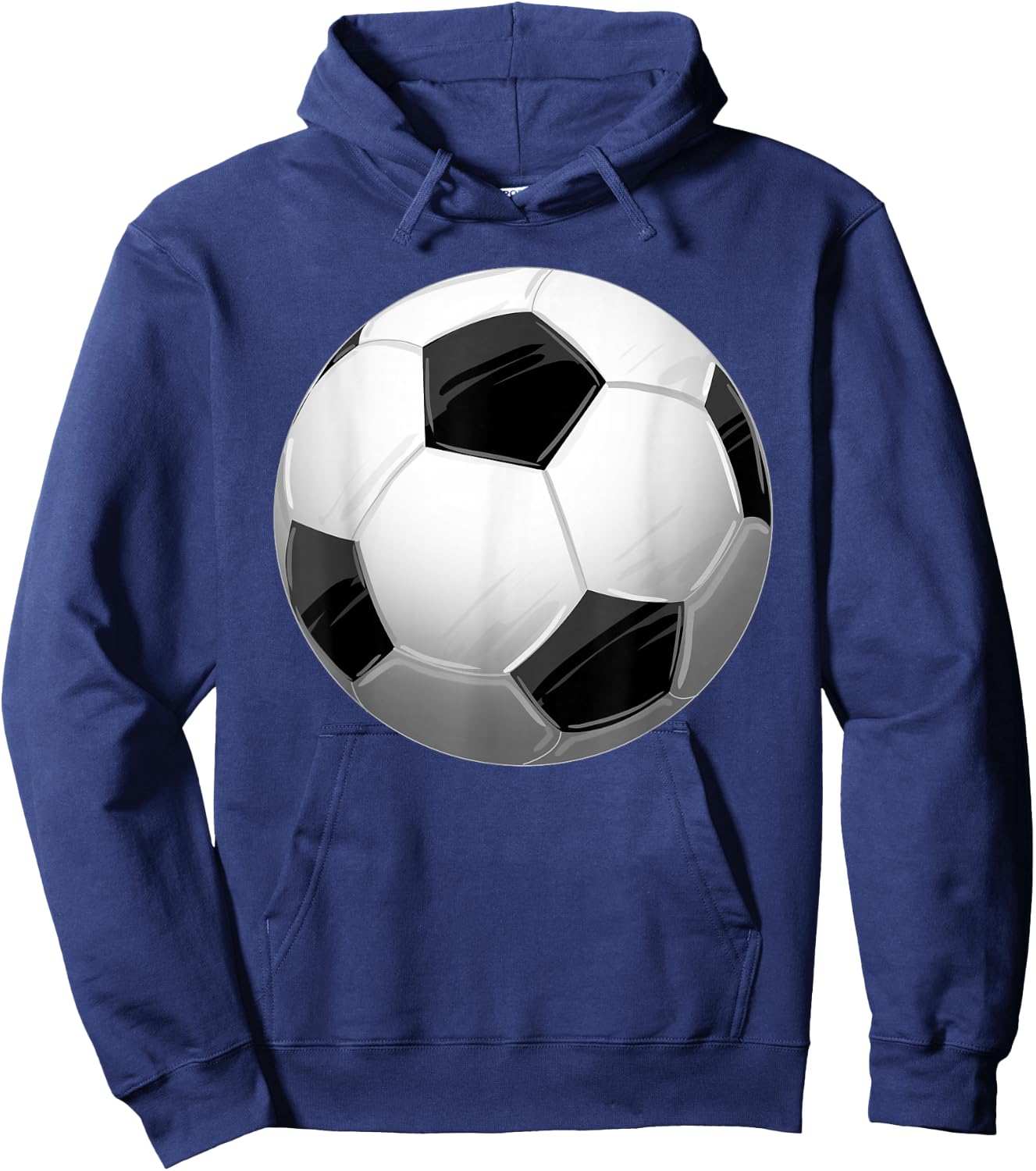 Black White Soccer Ball Cool Sports Football Player Gift Hoodie - Hoodie | Navy