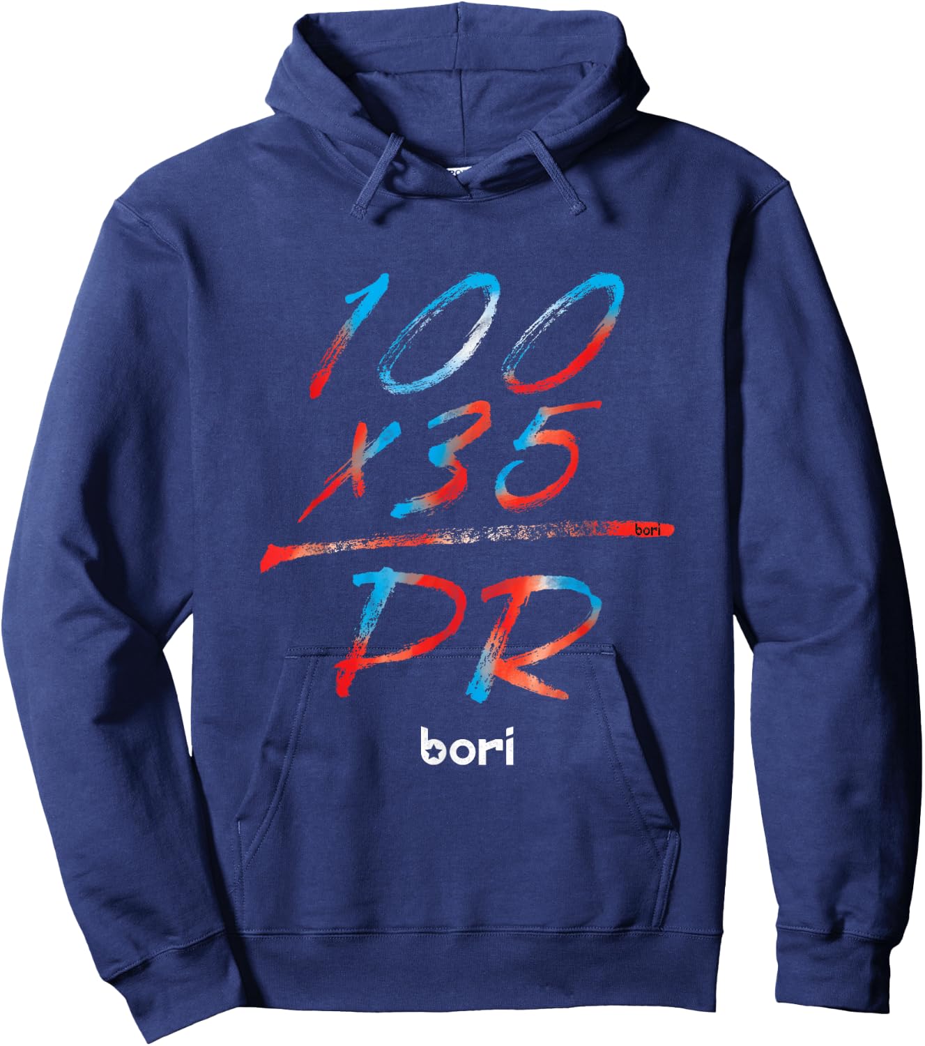 Puerto Rico 100x35 Hoodie - Hoodie | Navy