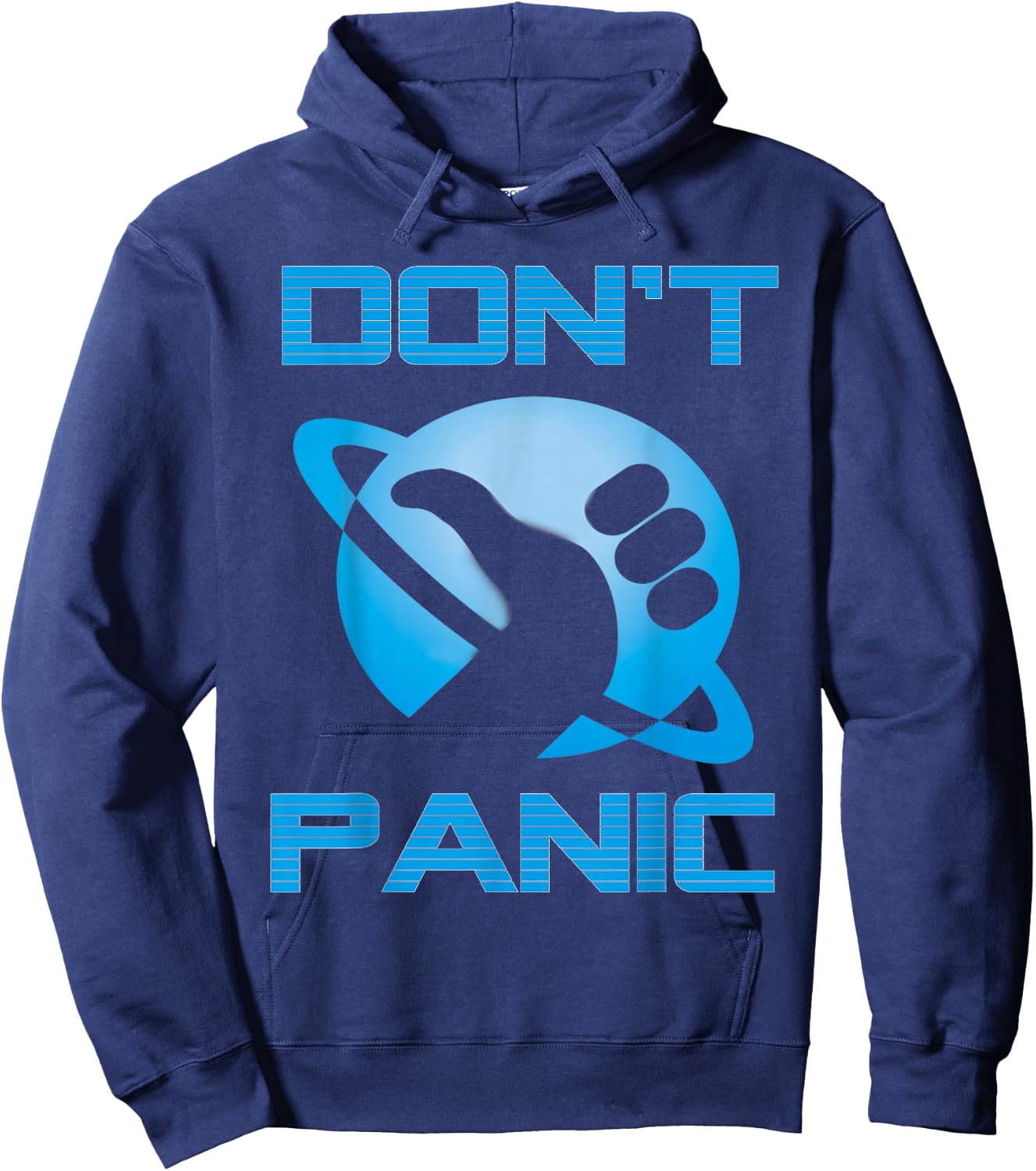 Hitchiker's Guide to The Galaxy Dont Panic Hoodie - Hoodie | Navy