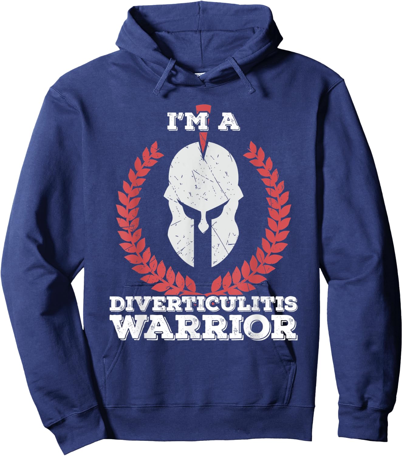 I'm a Diverticulitis Warrior Diverticulitis Awareness Hoodie - Hoodie | Navy