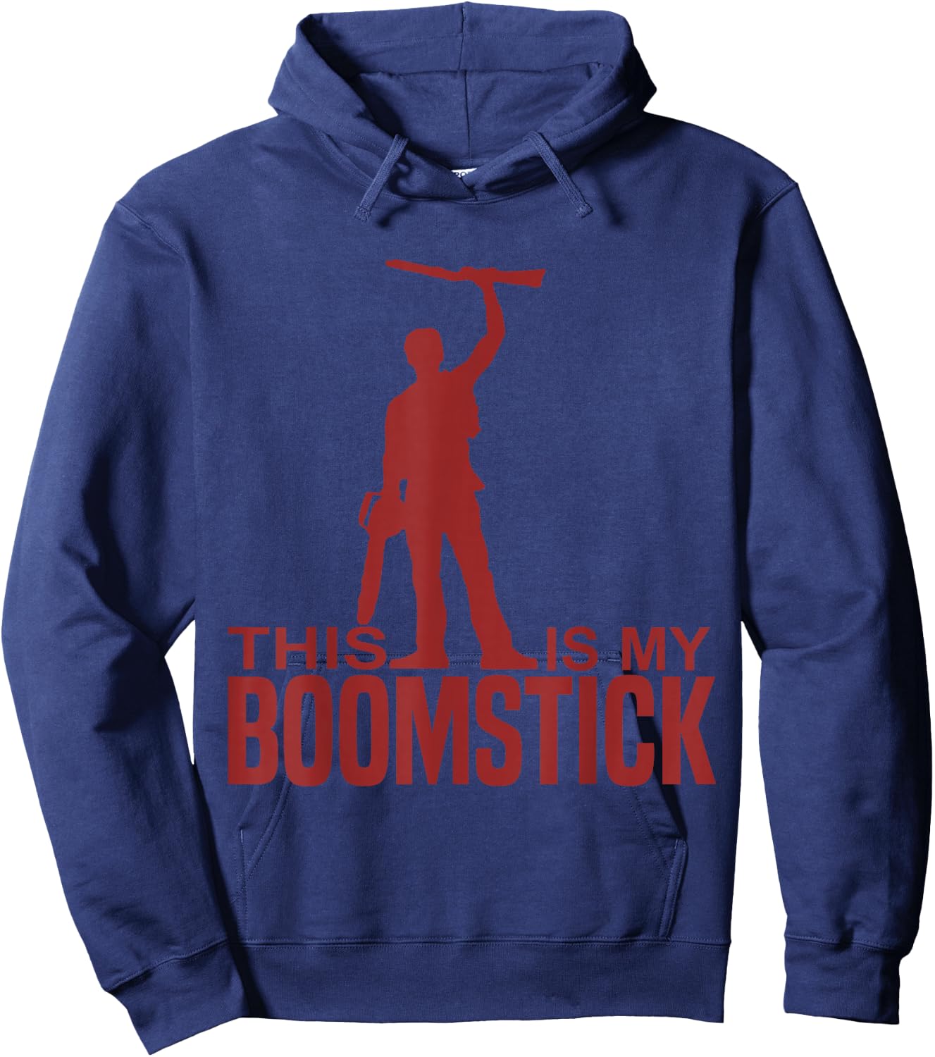 This is My Boomstick Shotgun Chainsaw Dead Evil Hoodie - Hoodie | Navy