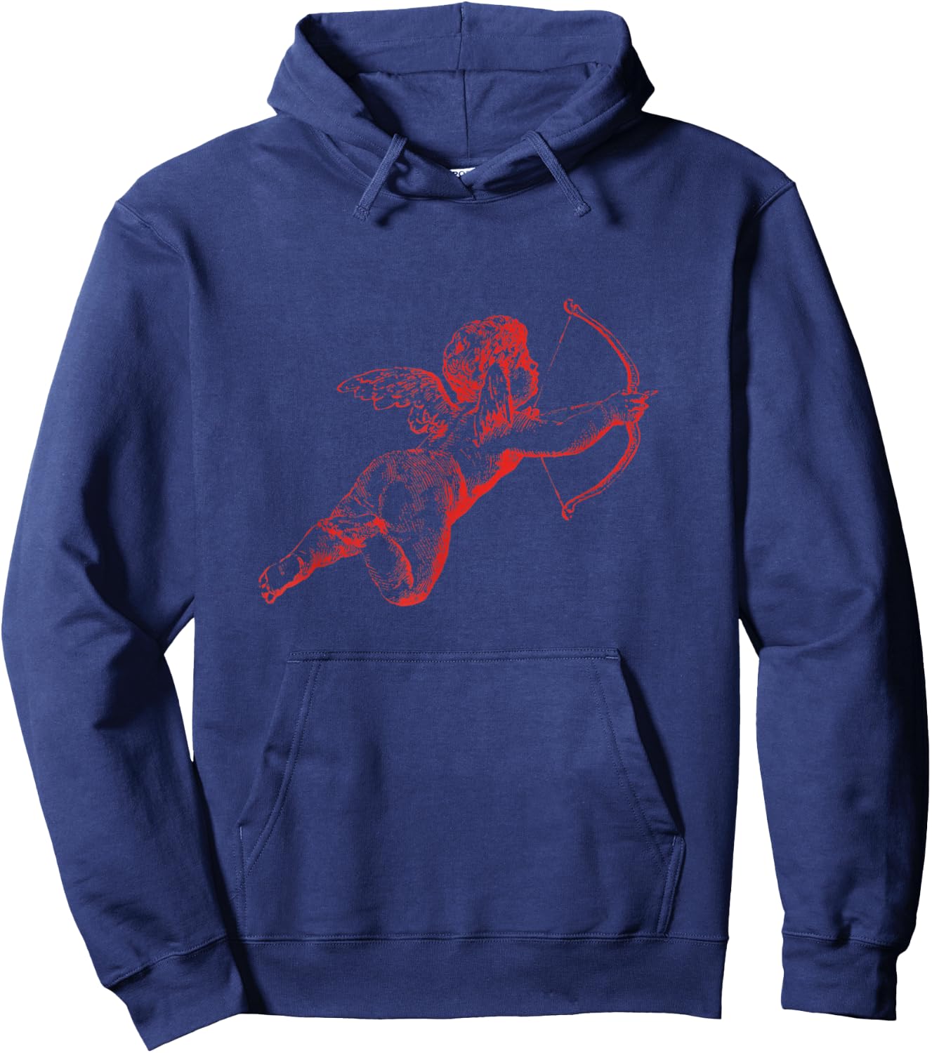 Cherub Angel Cupid Vintage Aesthetic Hoodie - Hoodie | Navy