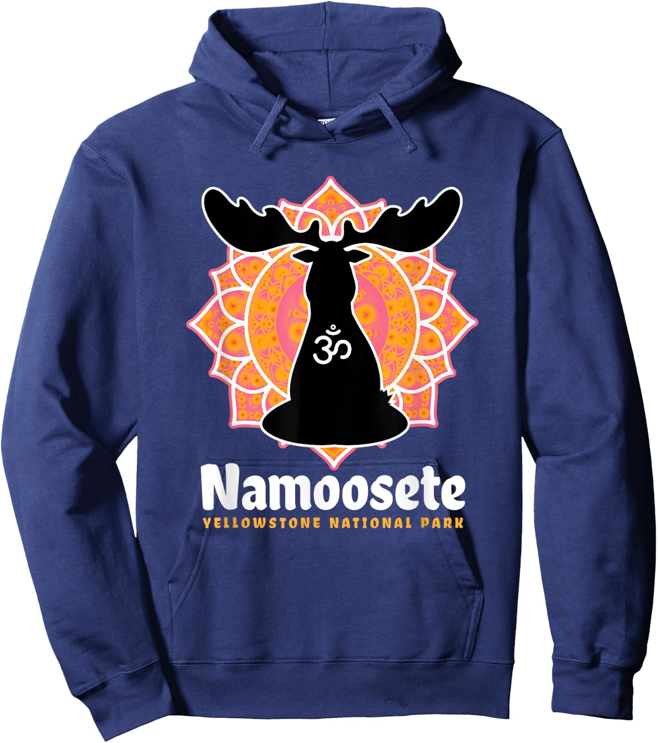 Yellowstone National Park Meditation Lover Cute Funny Gift Hoodie - Hoodie | Navy