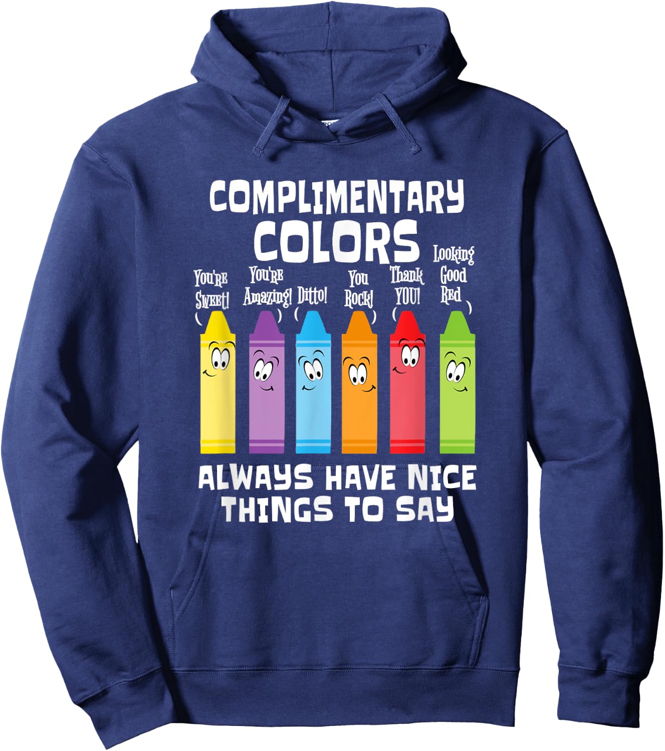 Funny Artist Art Teacher Gift School Artist Joke Hoodie - Hoodie | Navy