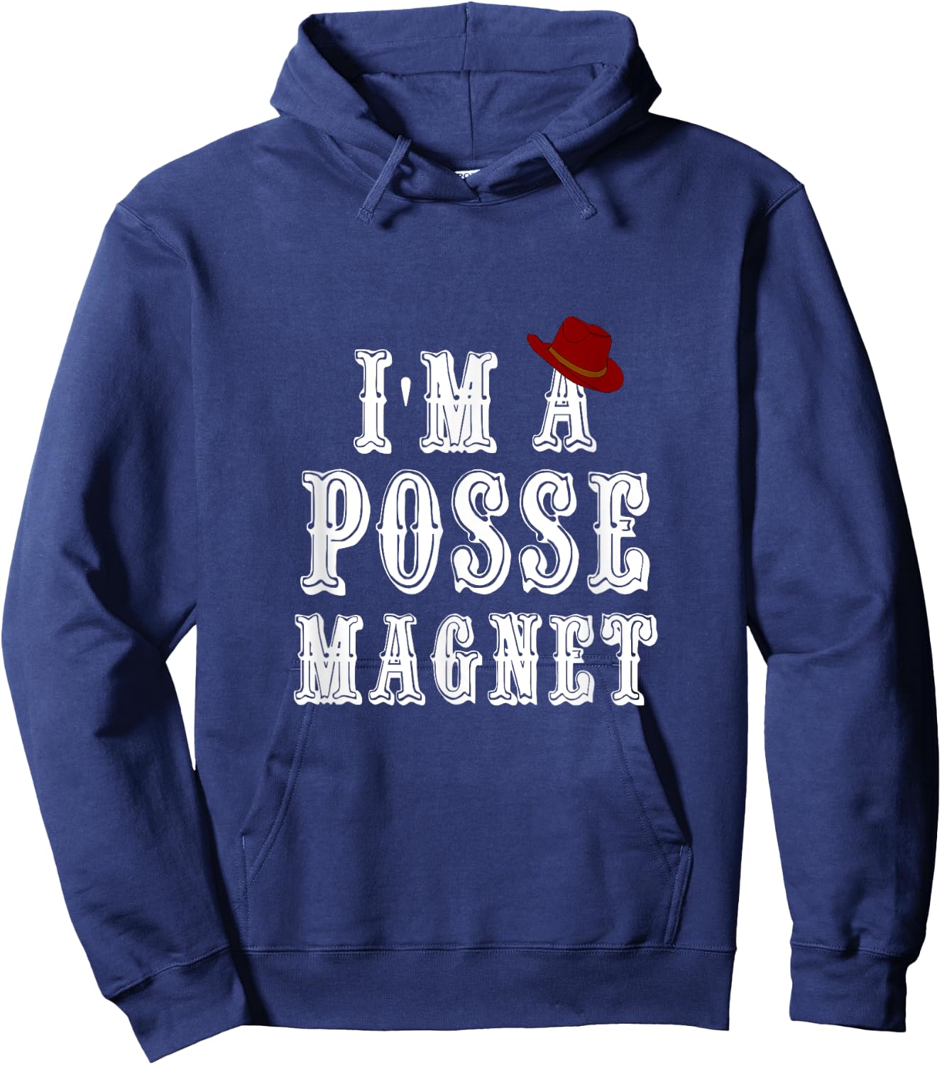 I'm A Posse Magnet - SPN Funny Adult 18+ Hoodie - Hoodie | Navy