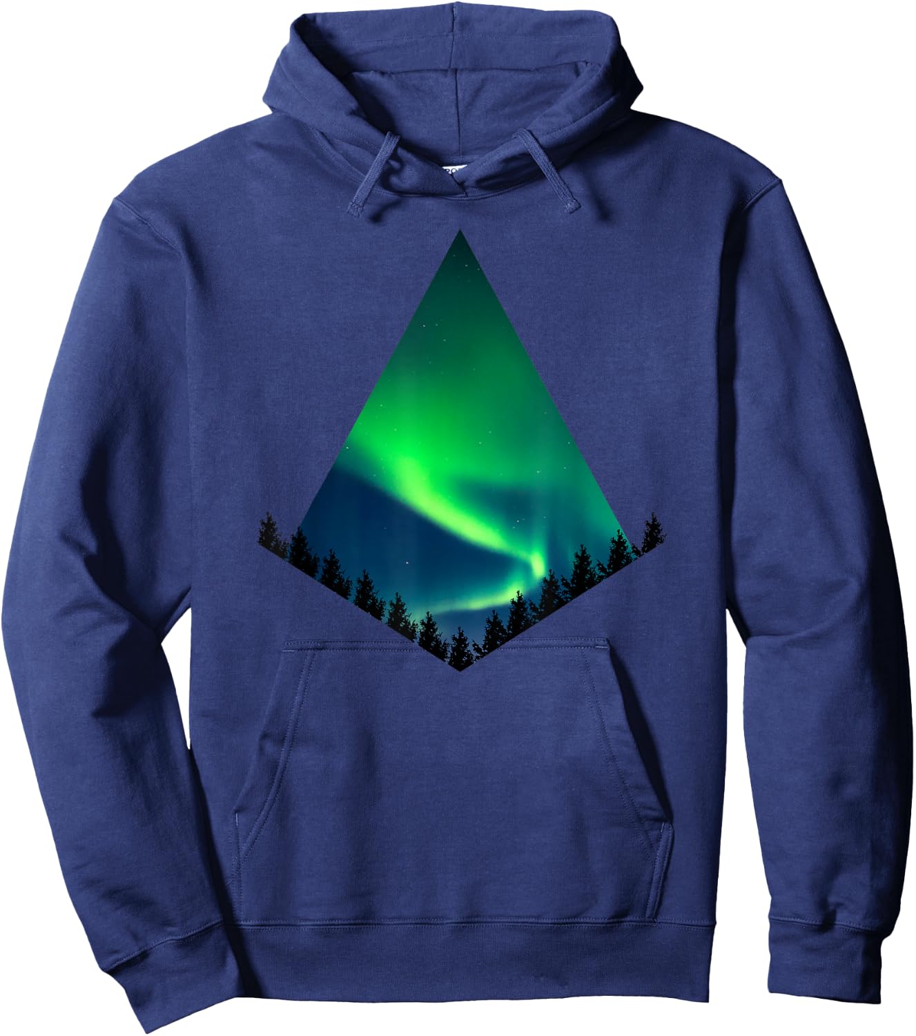 Aurora Borealis - Northern Lights Hoodie - Hoodie | Navy