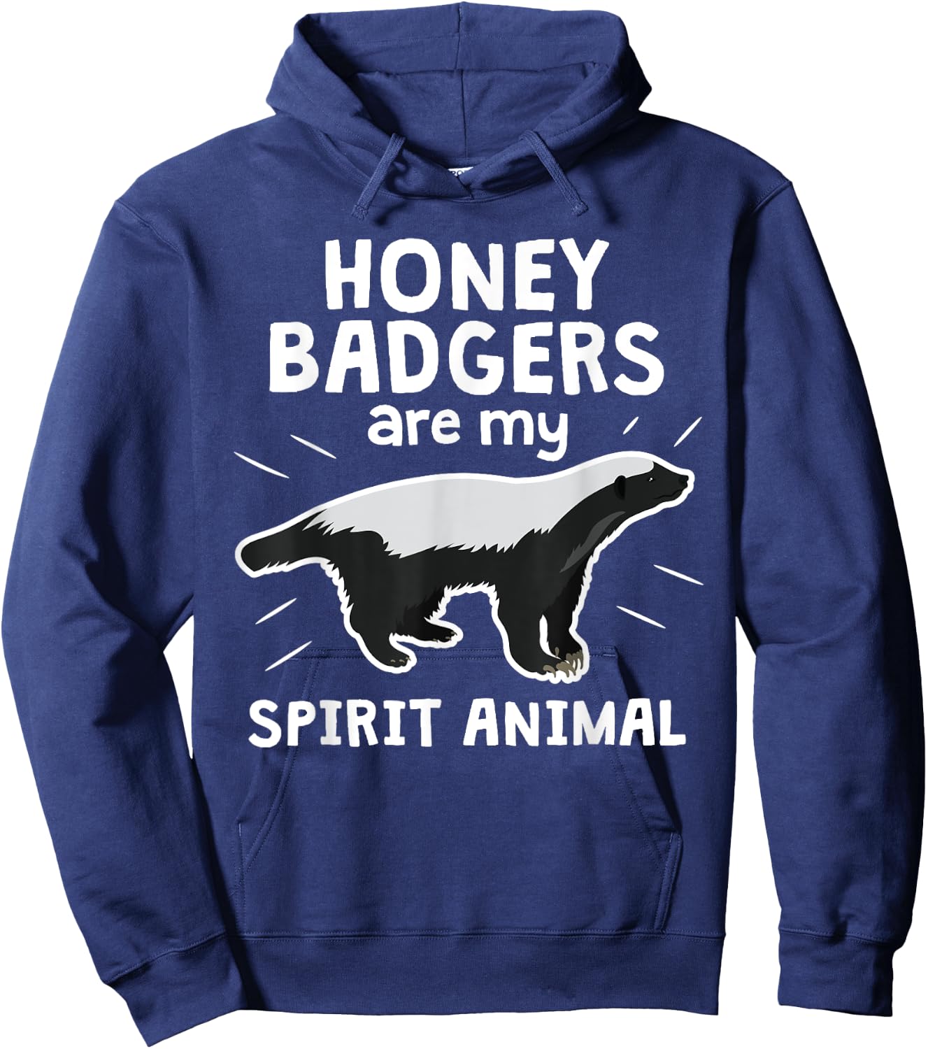 Honey Badger Spirit Animal Clothing Apparel Art Gift Kids Hoodie - Hoodie | Navy