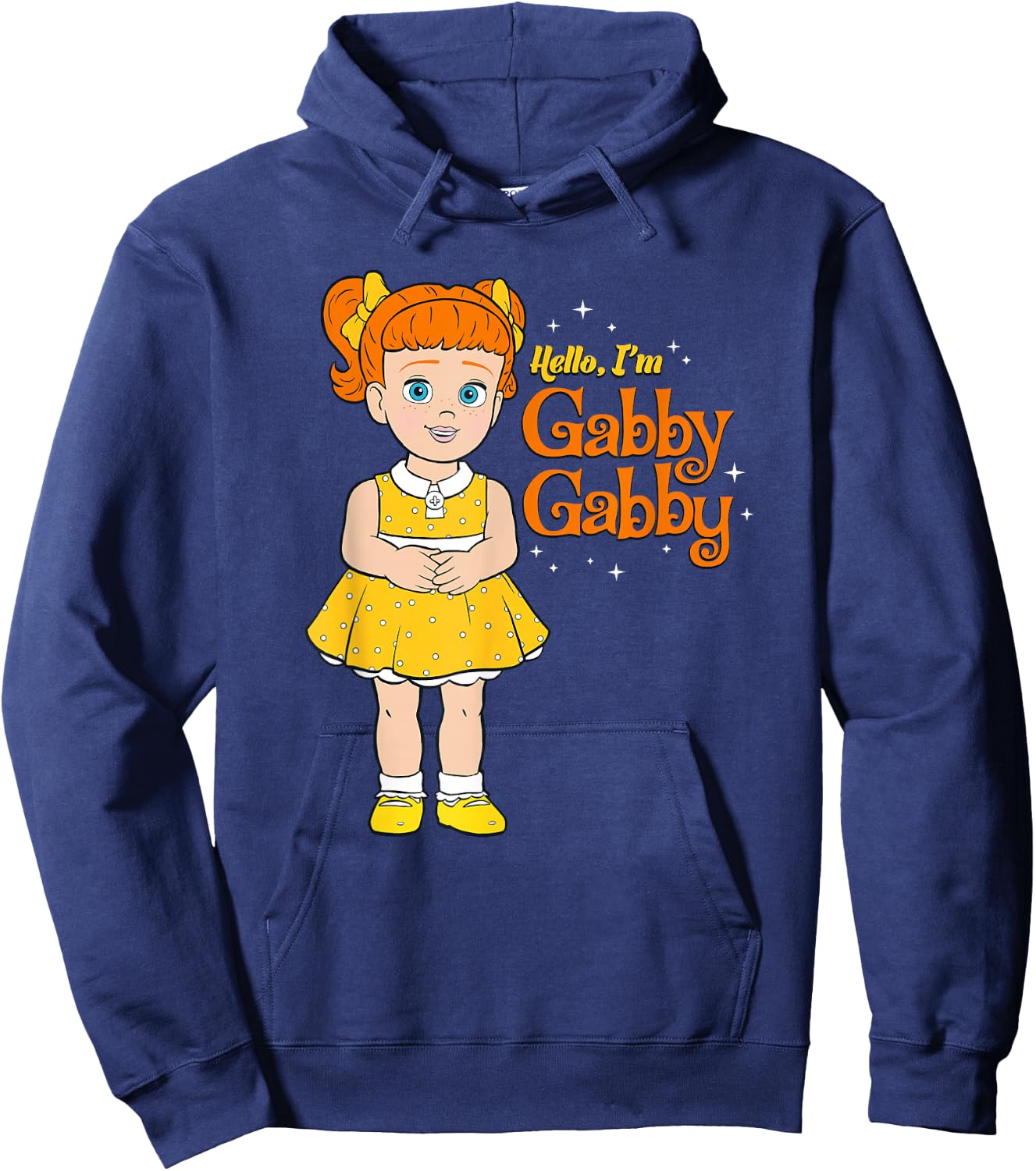 Disney Pixar Toy Story 4 Hello I'm Gabby Gabby Hoodie - Hoodie | Navy