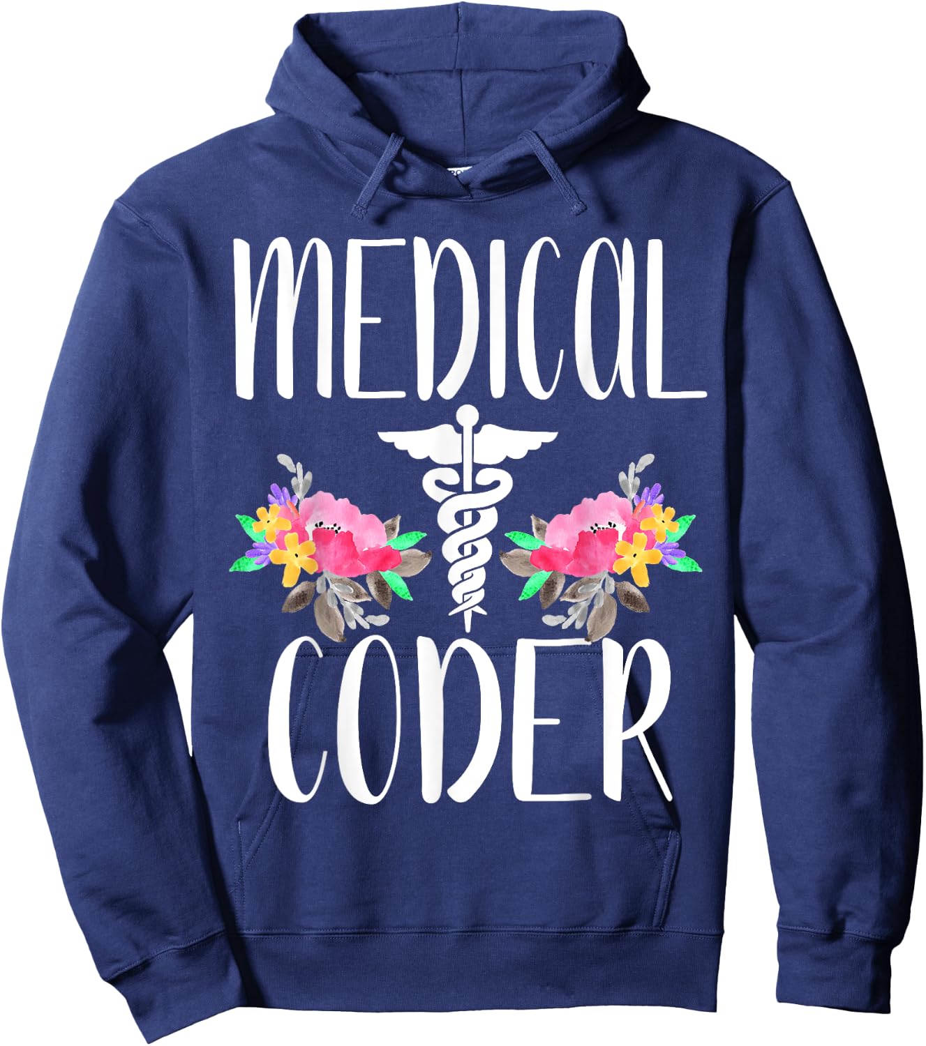 Medical Coder Gift shirt Cute medical coding Hoodie - Hoodie | Navy