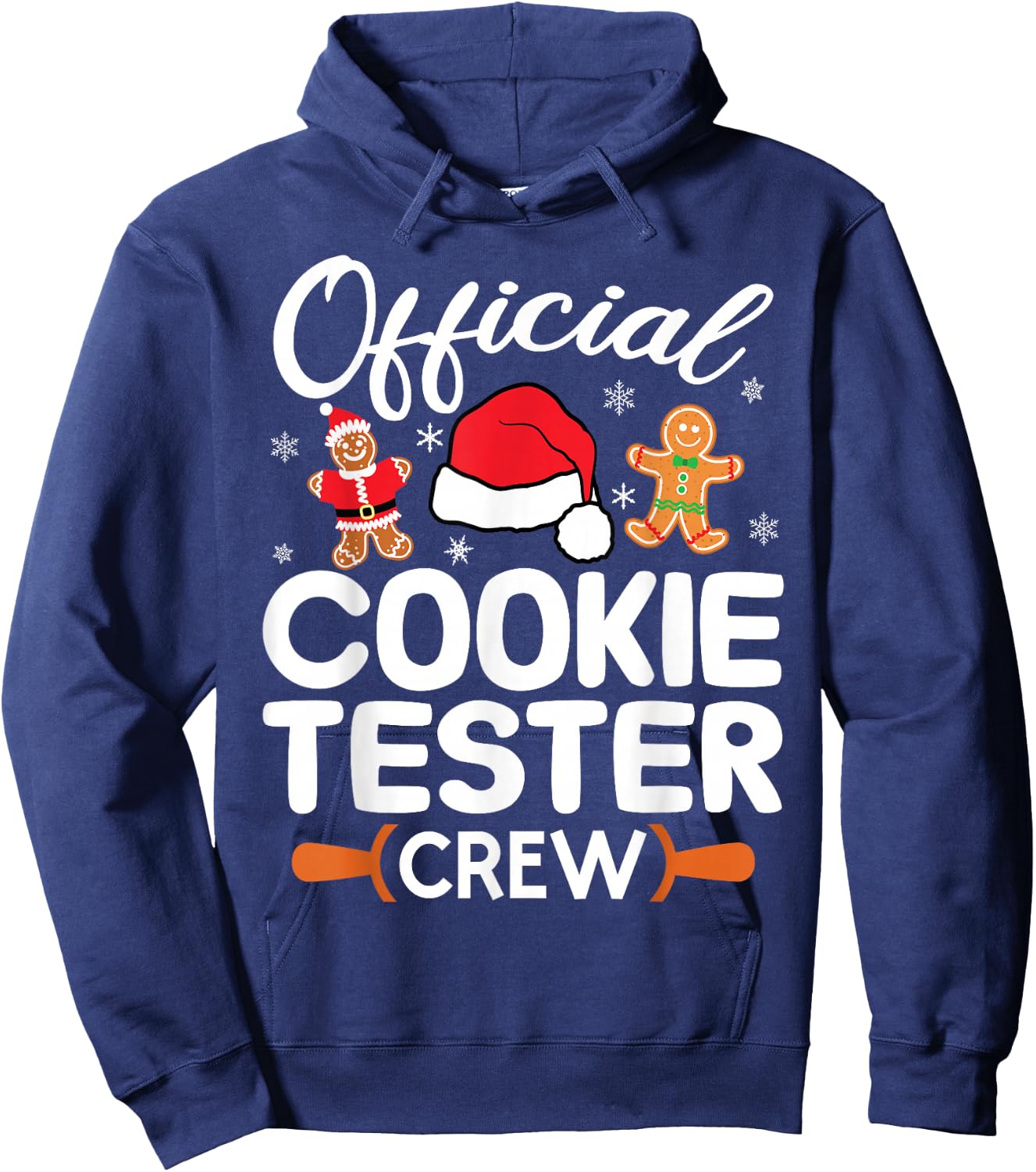 Official Cookie Tester Crew Christmas Baking Baker Team Xmas Hoodie - Hoodie | Navy