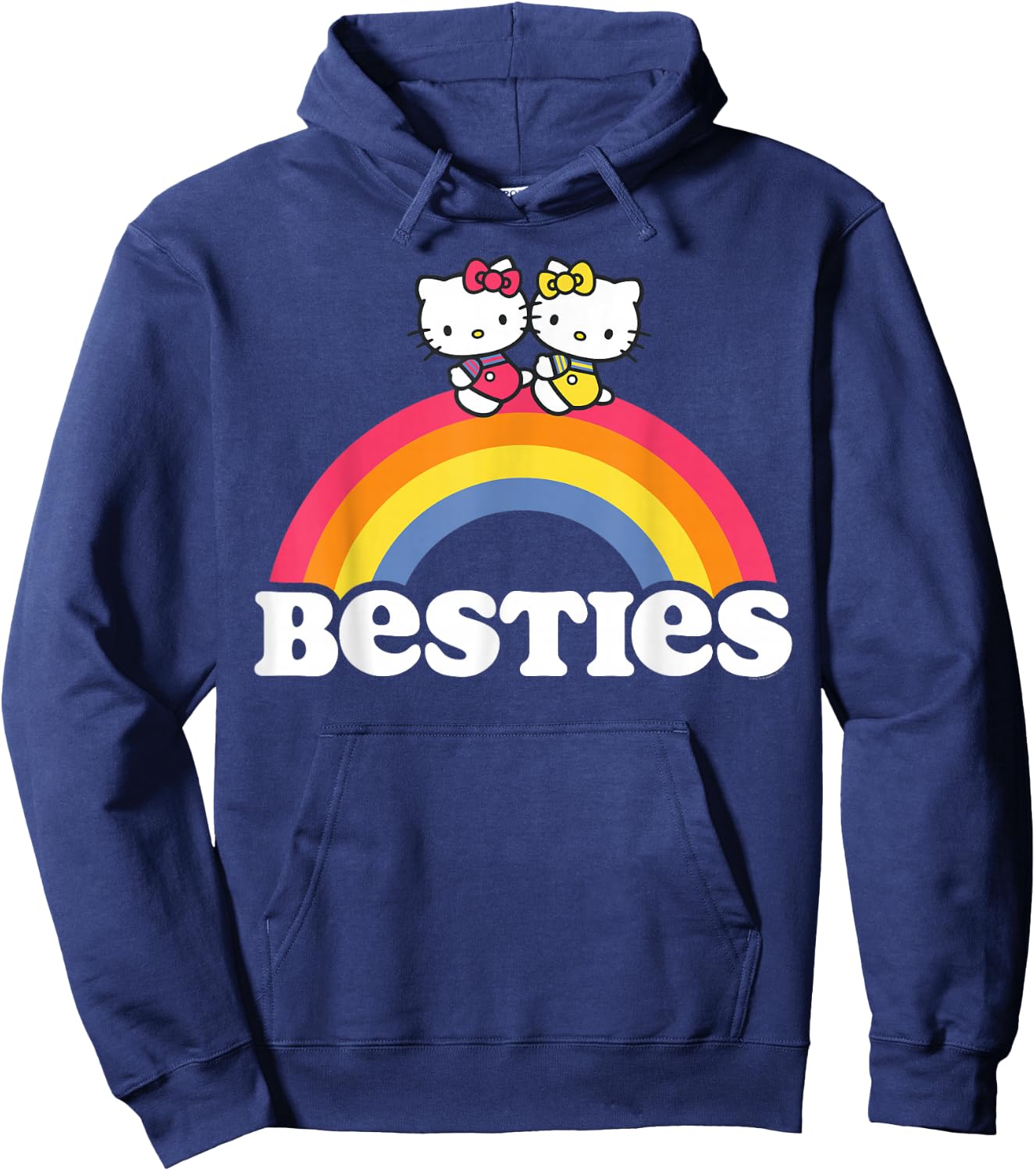 Hello Kitty and Mimmy Besties Shirt Hoodie - Hoodie | Navy