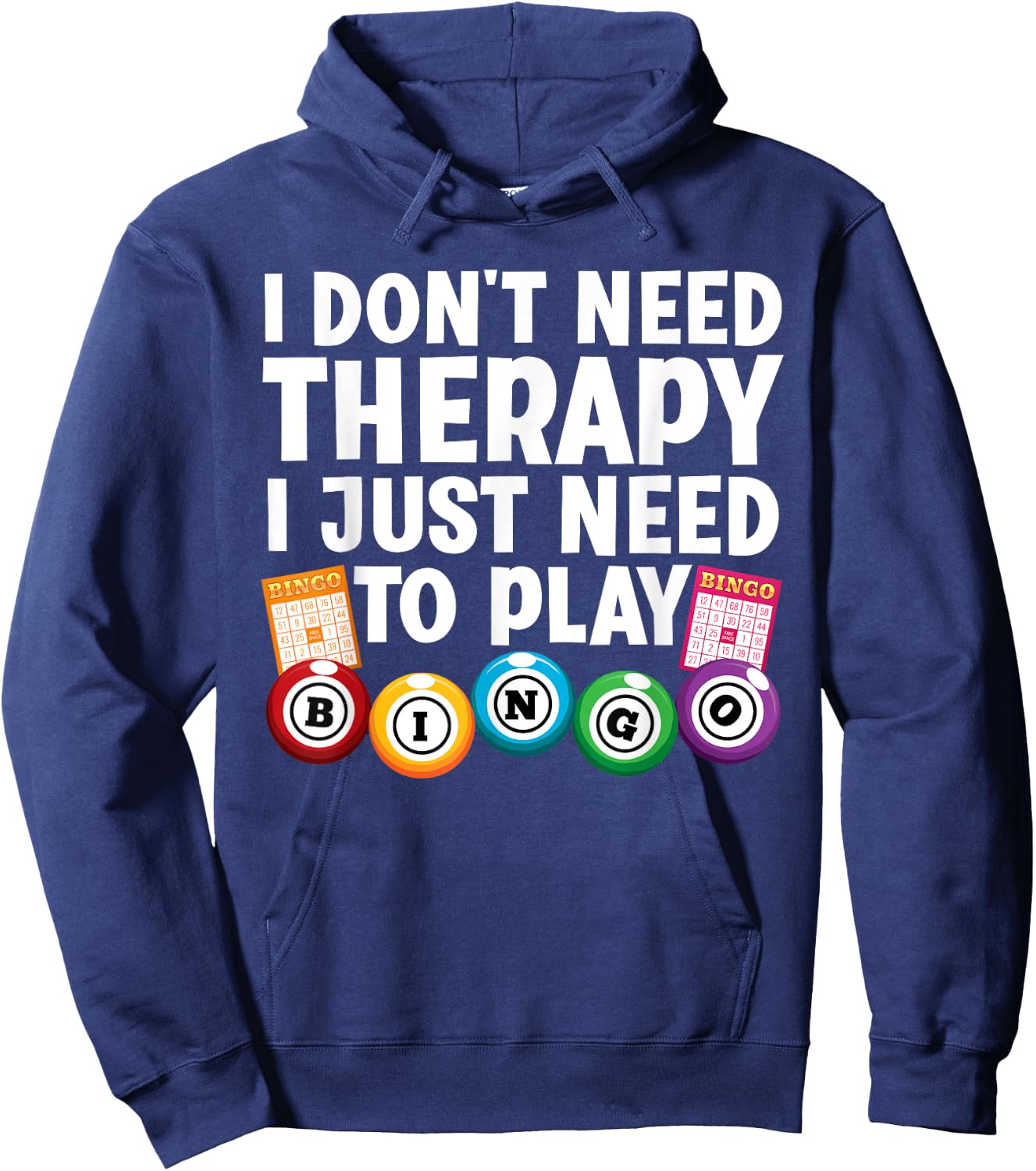 Cute Bingo Novelty Women Bingo Lover Bingo Player Hoodie - Hoodie | Navy