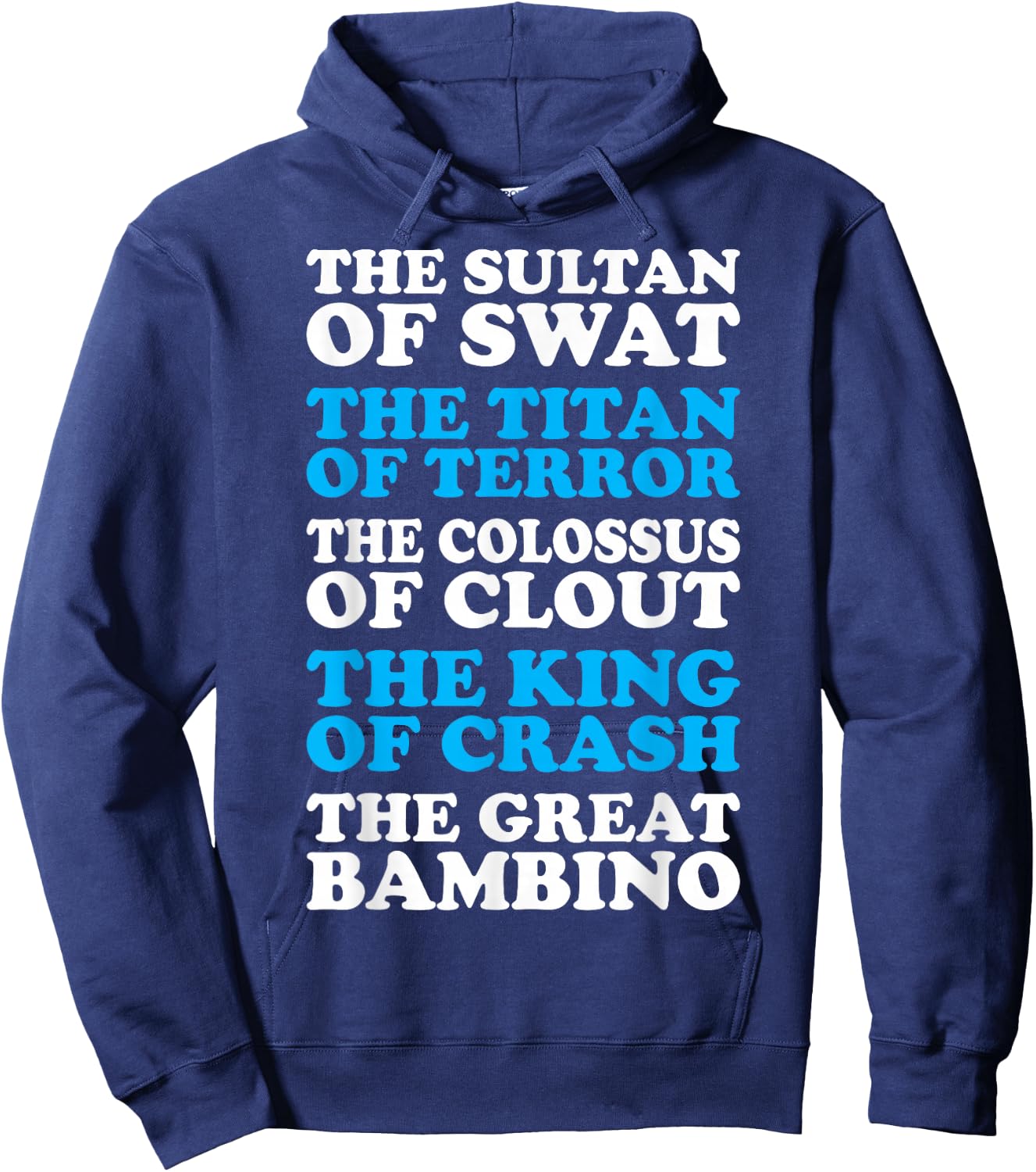Sultan Swat Colocus Clout King Crash Great Bambino Hoodie - Hoodie | Navy