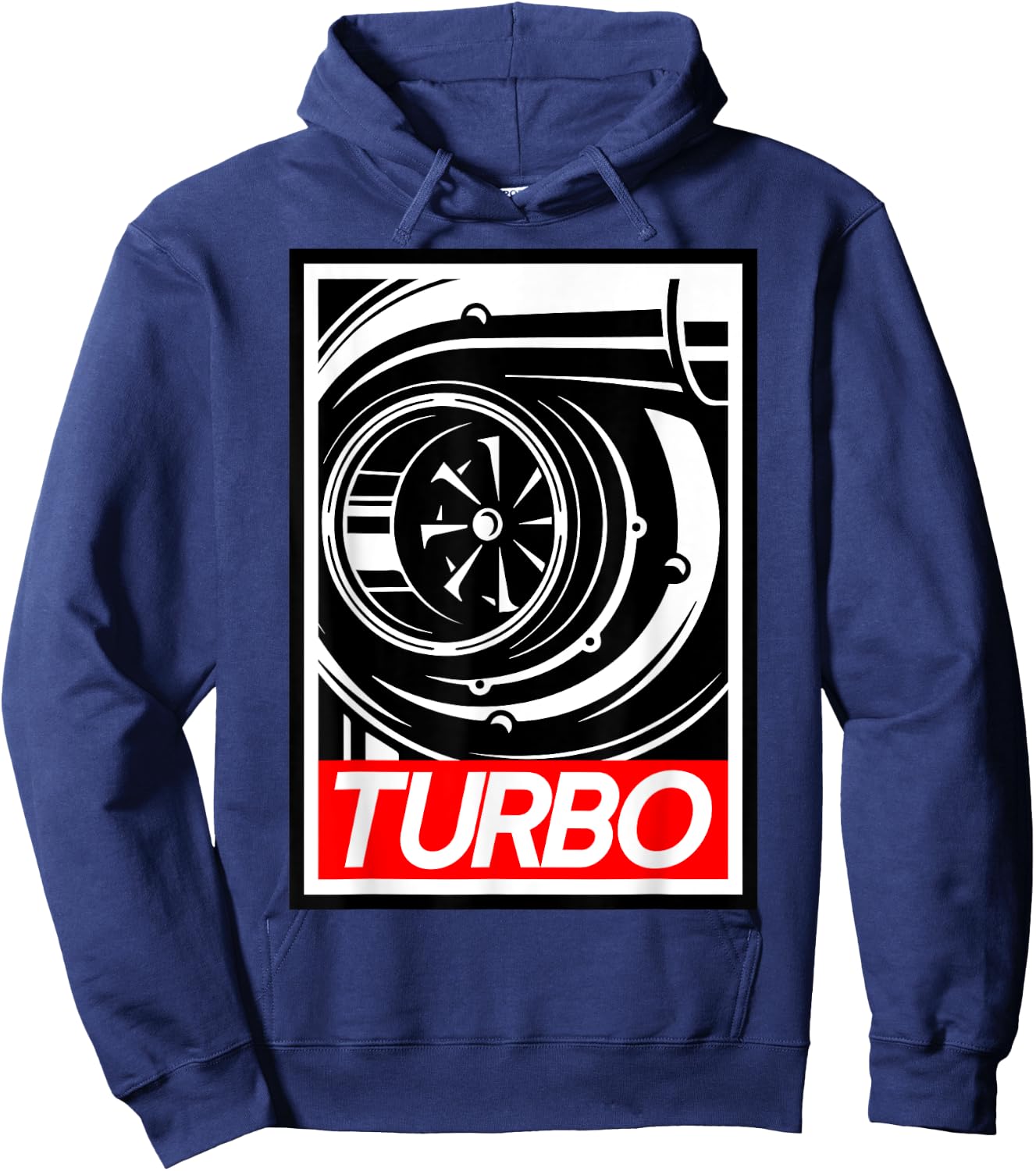 Turbo For people who love boost, racing and drifting. Hoodie - Hoodie | Navy
