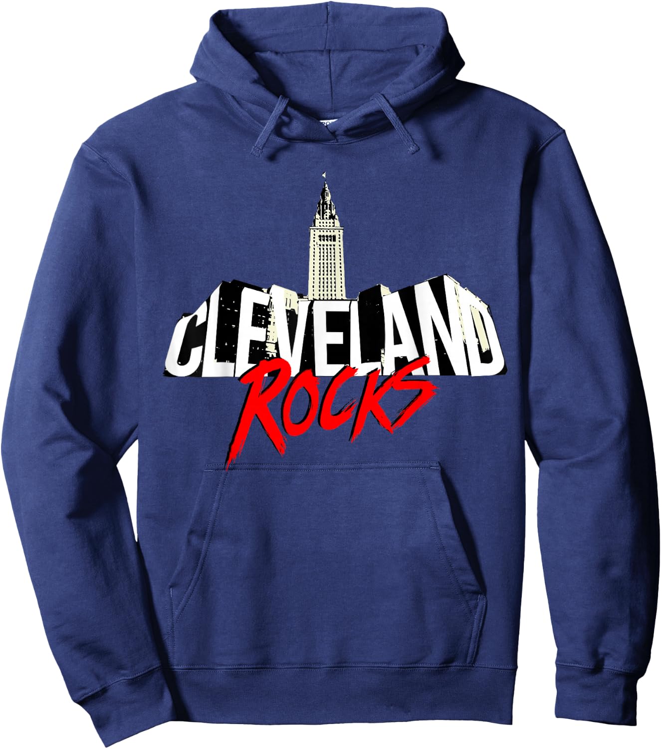 Cleveland Rocks Cleveland Shirt Ohio T Shirts Women Men Kids Hoodie - Hoodie | Navy