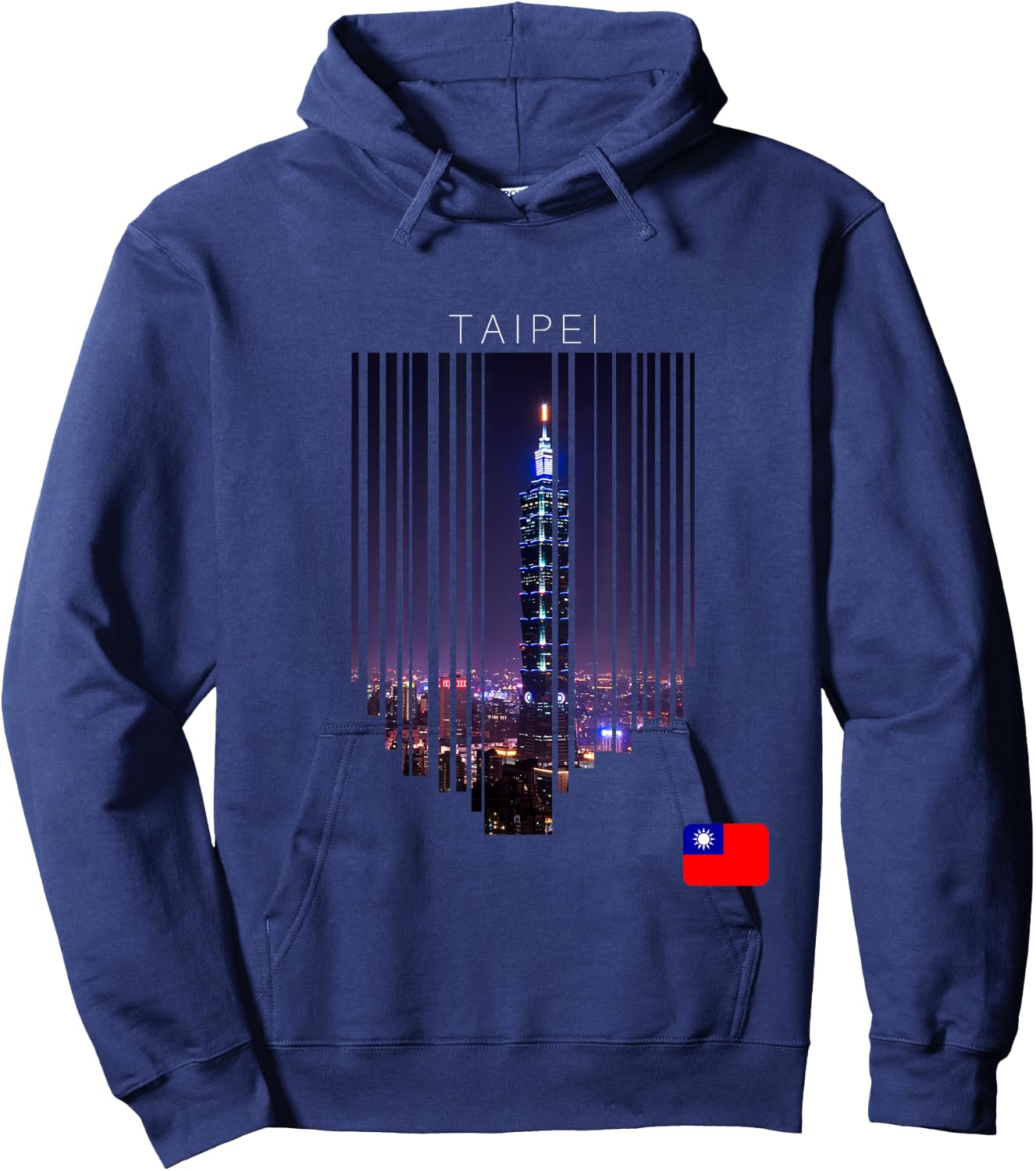Taipei Taiwan Flag Hoodie - Hoodie | Navy