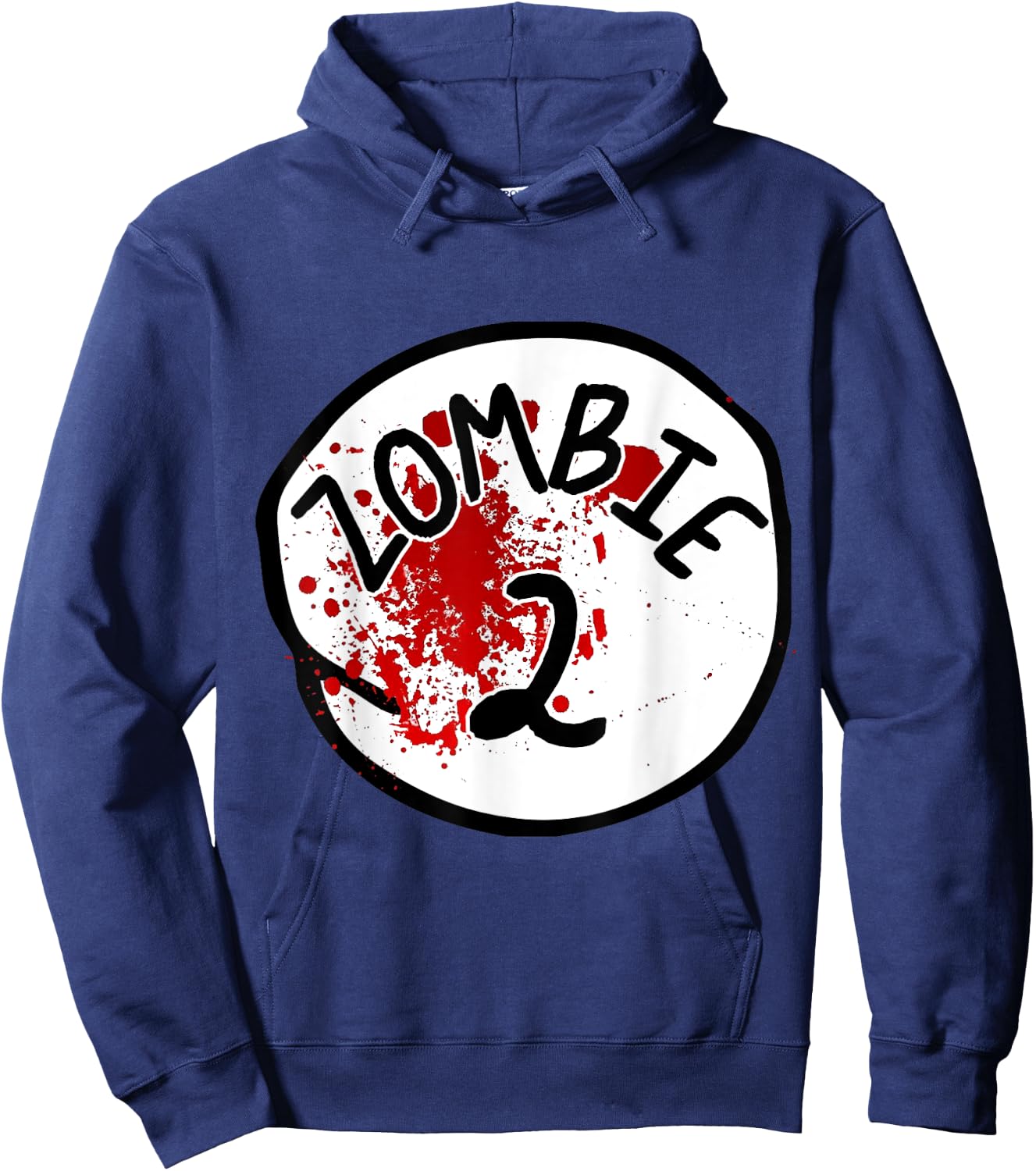 Couples Zombie 2 Halloween Costume Hoodie - Hoodie | Navy