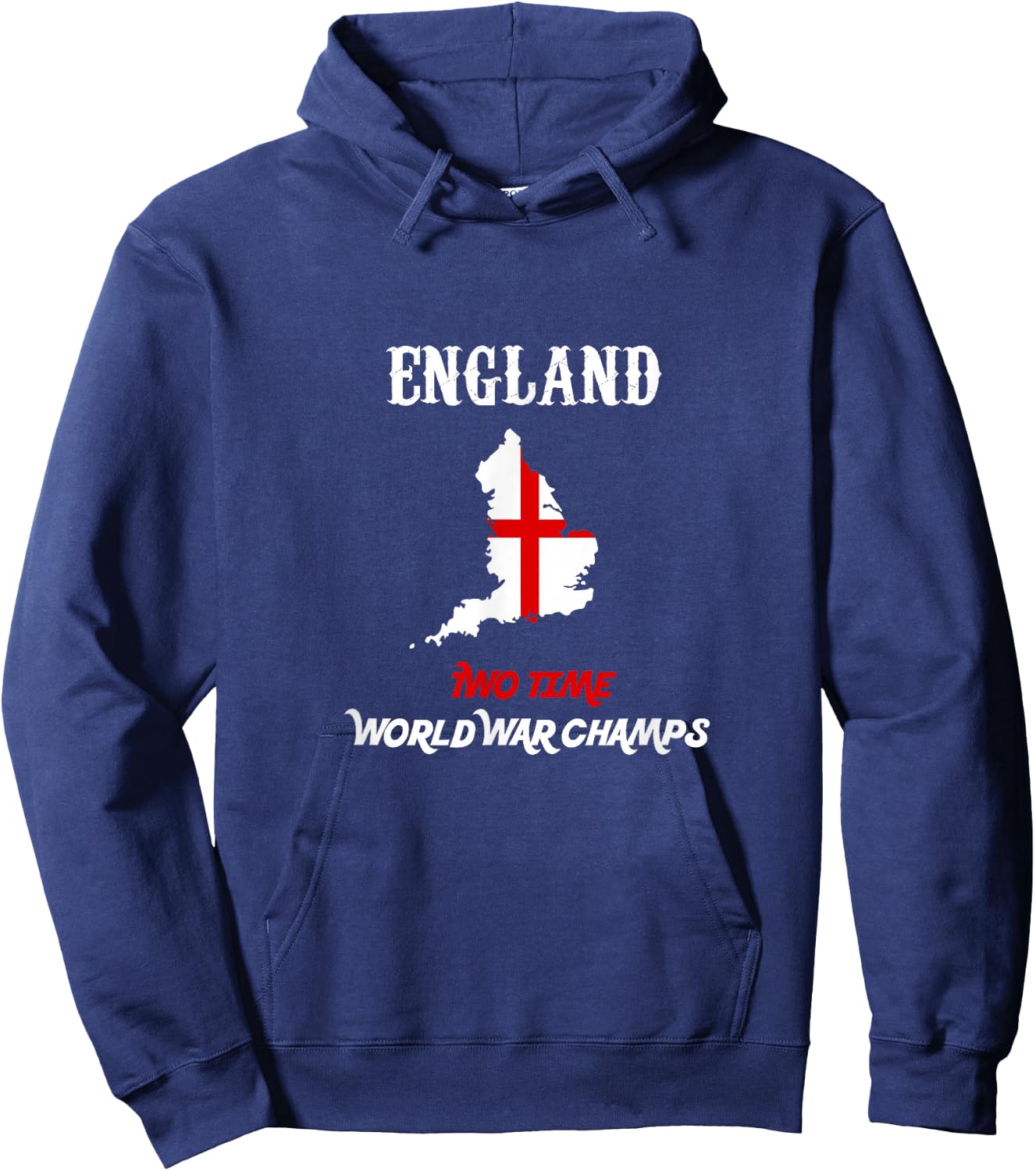 England Two Time World War Champs Hoodie - Hoodie | Navy
