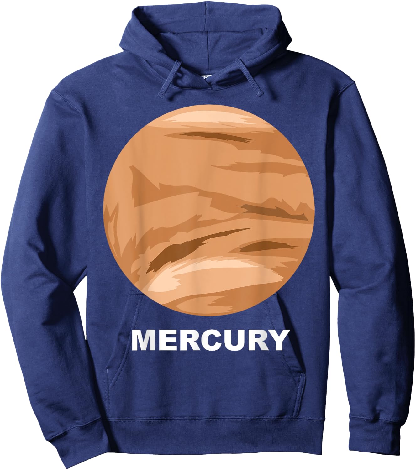 Solar System Group Costumes - Giant Planet Mercury Costume Hoodie - Hoodie | Navy