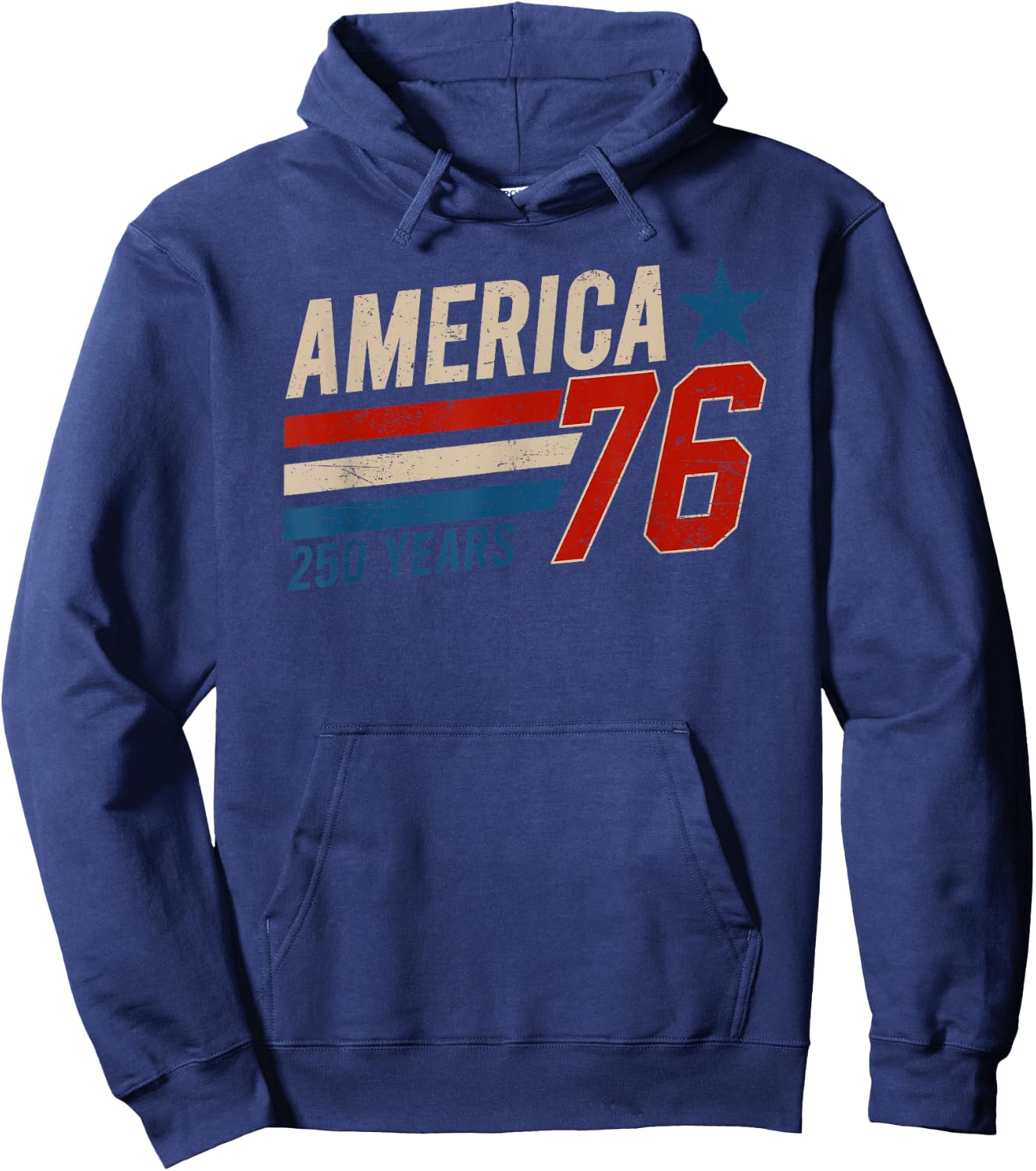 America Retro 250 Years 250th Anniversary USA 1776 2026 Hoodie - Hoodie | Navy