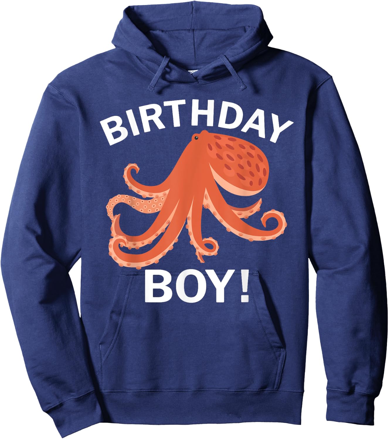 Birthday Boy Octopus Hoodie - Hoodie | Navy