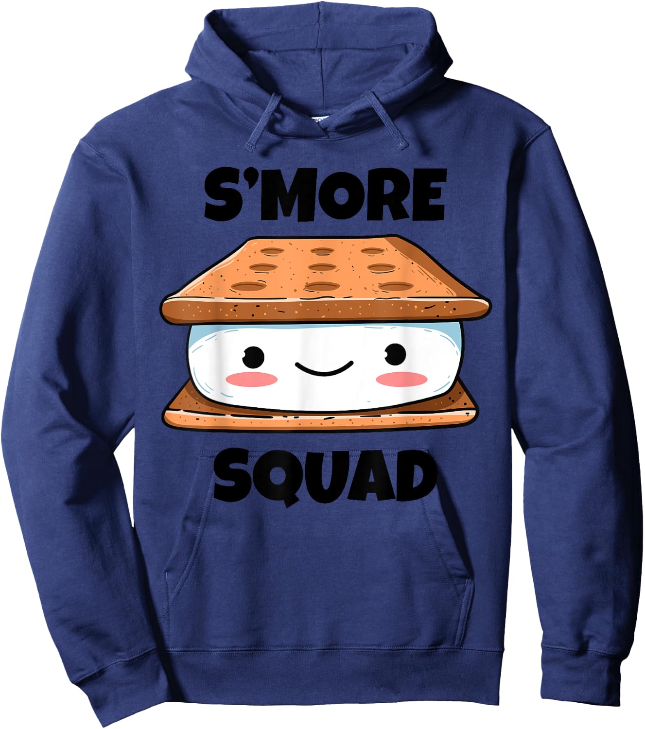 Smore Squad Funny S'more Camping Group Kawaii Camper Gifts Hoodie - Hoodie | Navy