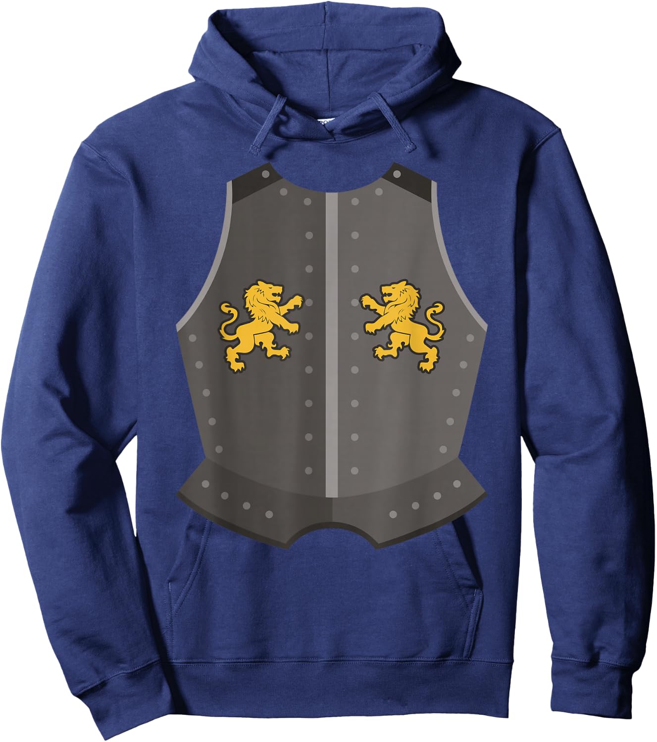 Medieval Knight Costume Funny Halloween Armor Shirt Hoodie - Hoodie | Navy