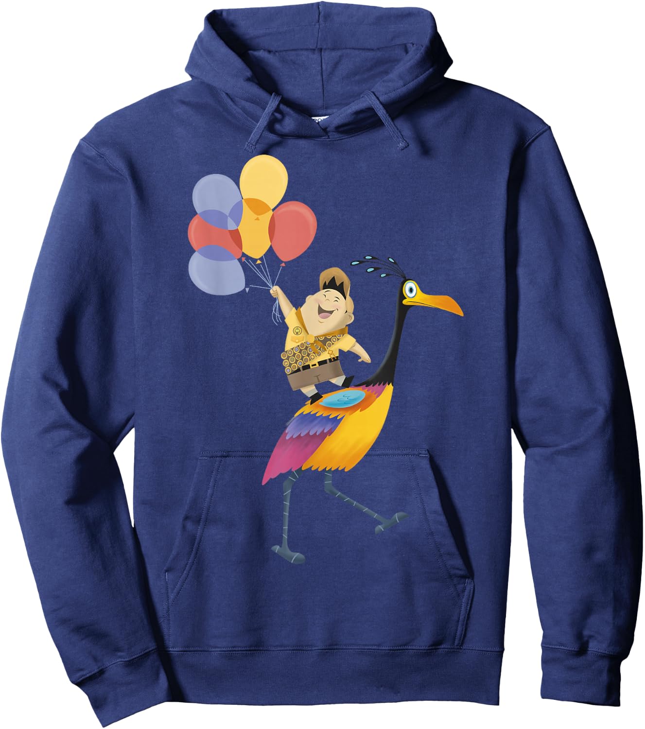 Disney Pixar Up Russell Balloons On Kevin Graphic Hoodie - Hoodie | Navy
